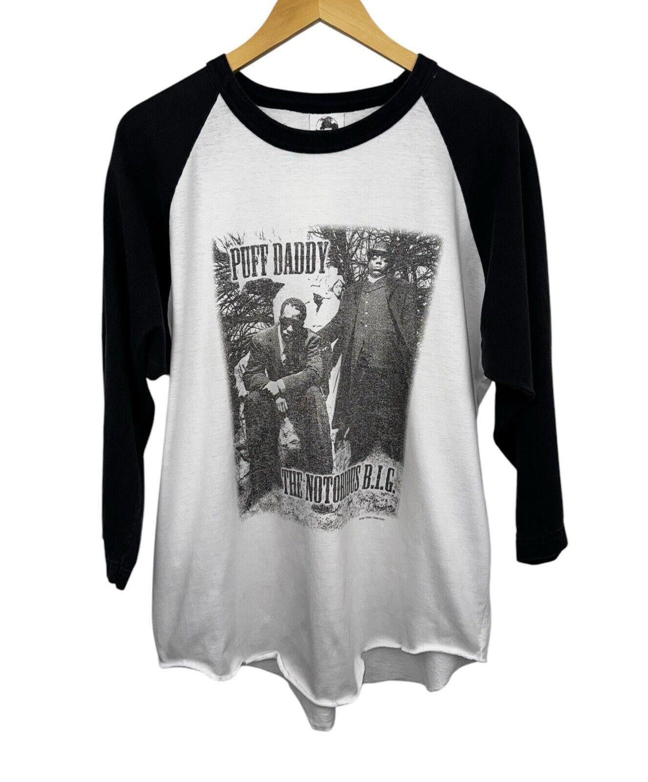 Designer Vintage Puff Daddy The Notorious B.I.G 1997 Rap Tee Shirt XL Size US XL / EU 56 / 4 - 1 Thumbnail