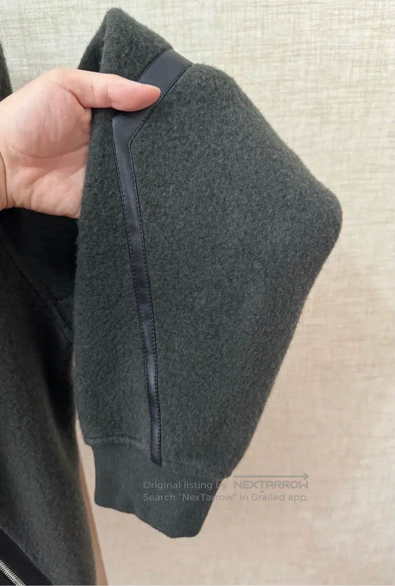 Hermes Thick Wool Hooded Jacket
