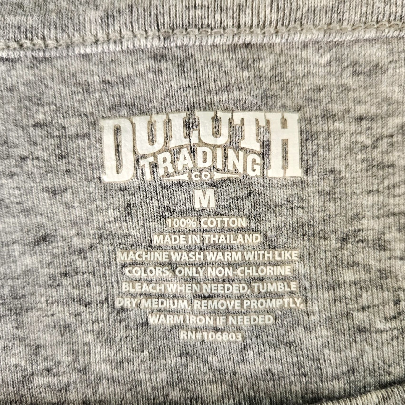 Vintage Duluth Womens T-Shirt Short Sleeve Gray Cotton Medium Longtail Shirt Regular Size M Womens Size M / US 6-8 / IT 42-44 - 4 Thumbnail