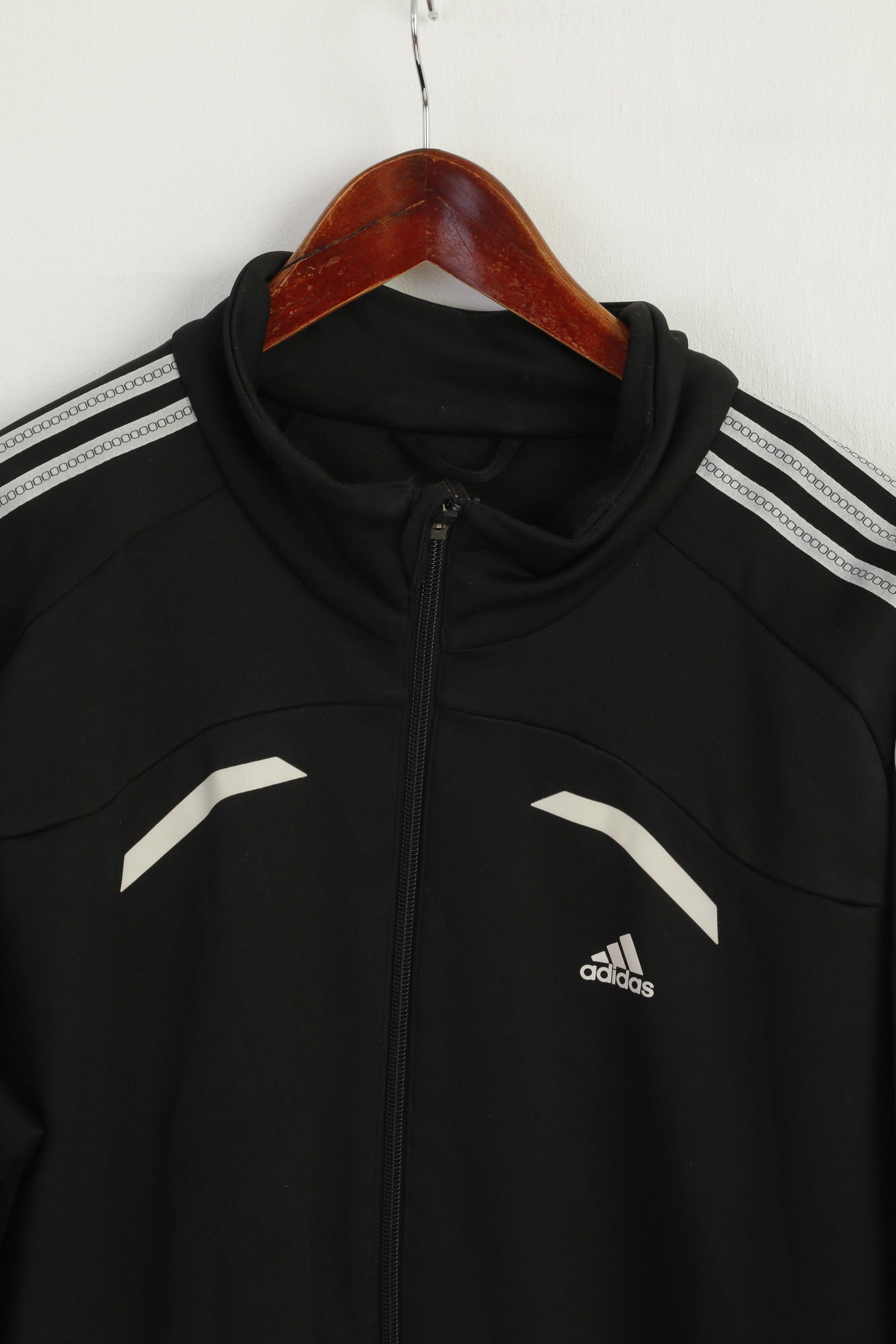 Adidas Adidas Men XL Sweatshirt Black Vintage Sportswear 3234 Size US XL / EU 56 / 4 - 2 Thumbnail