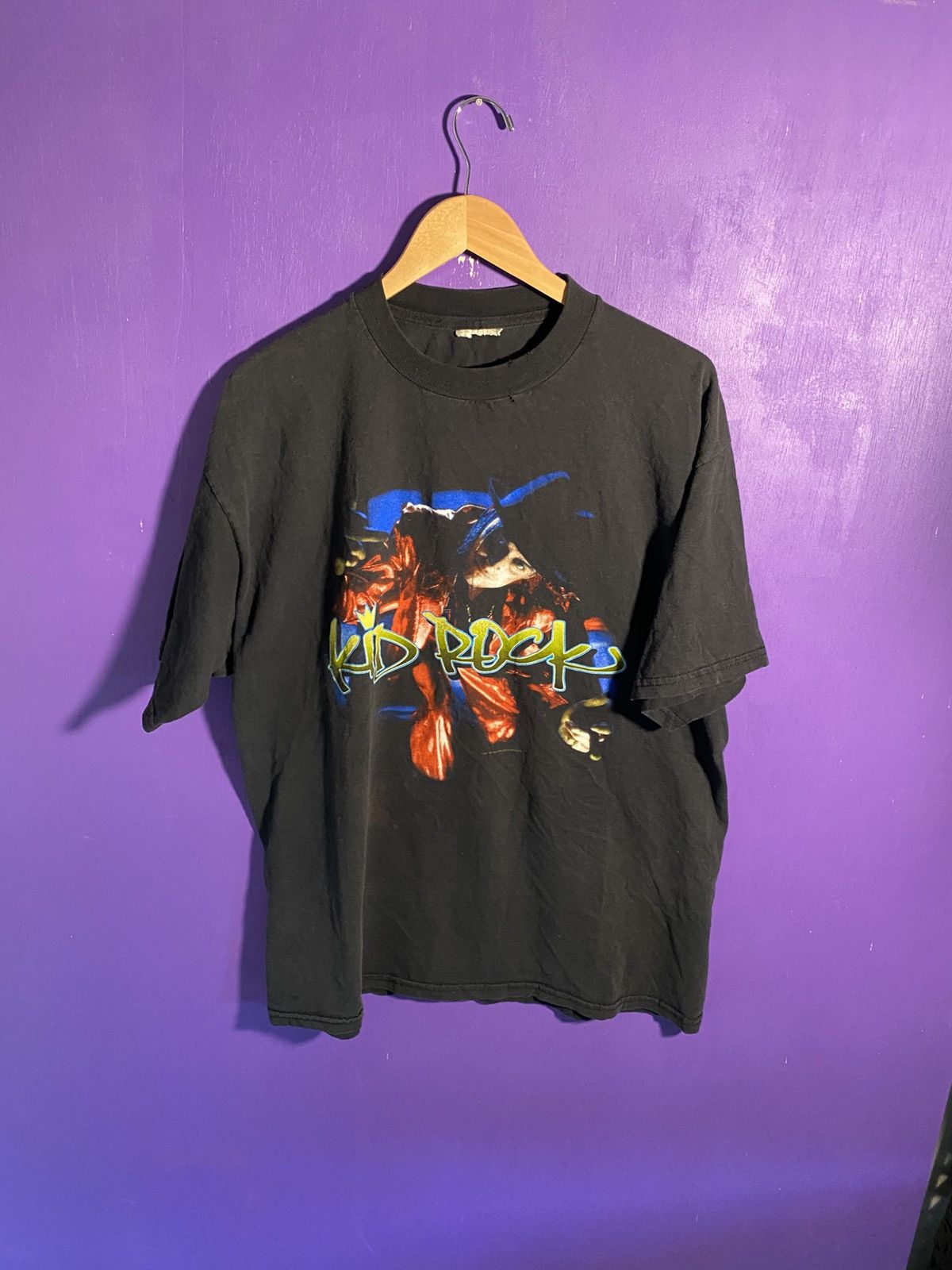 Band Tees Vintage 1999 Kid Rock faded tour tee Size US XL / EU 56 / 4 - 1 Thumbnail