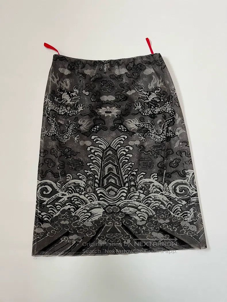 Vivienne Tam Vivienne Tam size S Dragon纹 Totem Hem Skirt, Mesh Short Sk Size 24" / US 00 / IT 34 - 6 Thumbnail