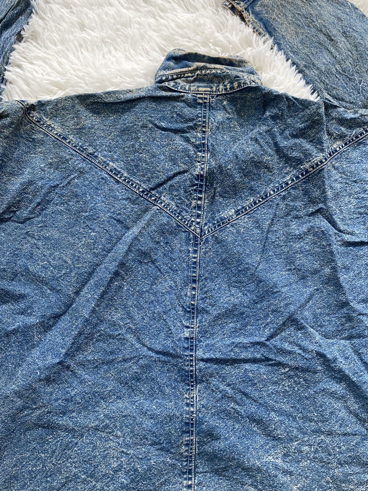 Vintage VINTAGE Lee Sands Hawaii Denim Button Jacket Women Size L / US 10 / IT 46 - 14 Thumbnail