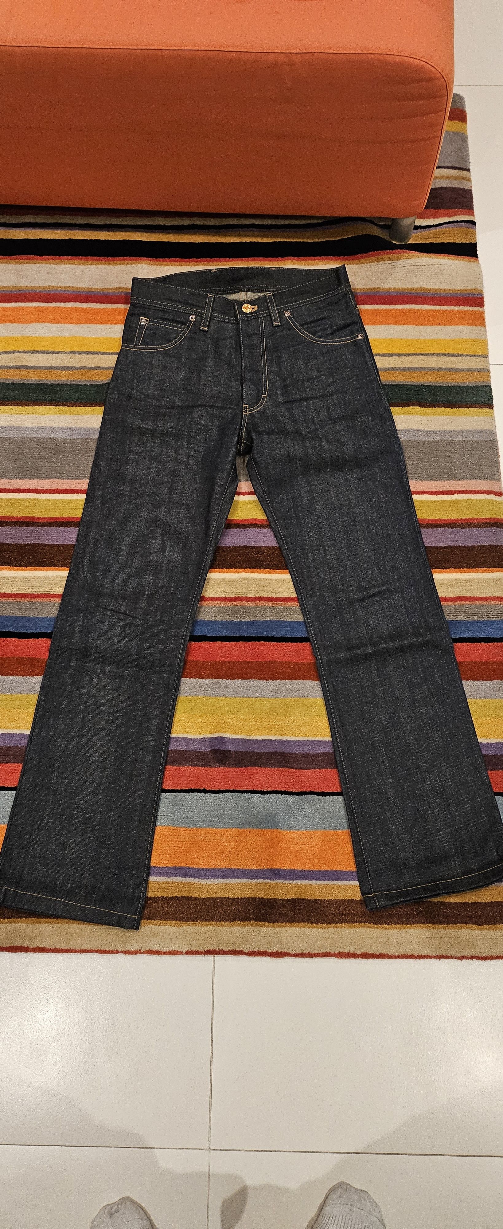 image of New Tom Ford Tf001 Boots Cut Drnim in Blue, Men's (Size 28)