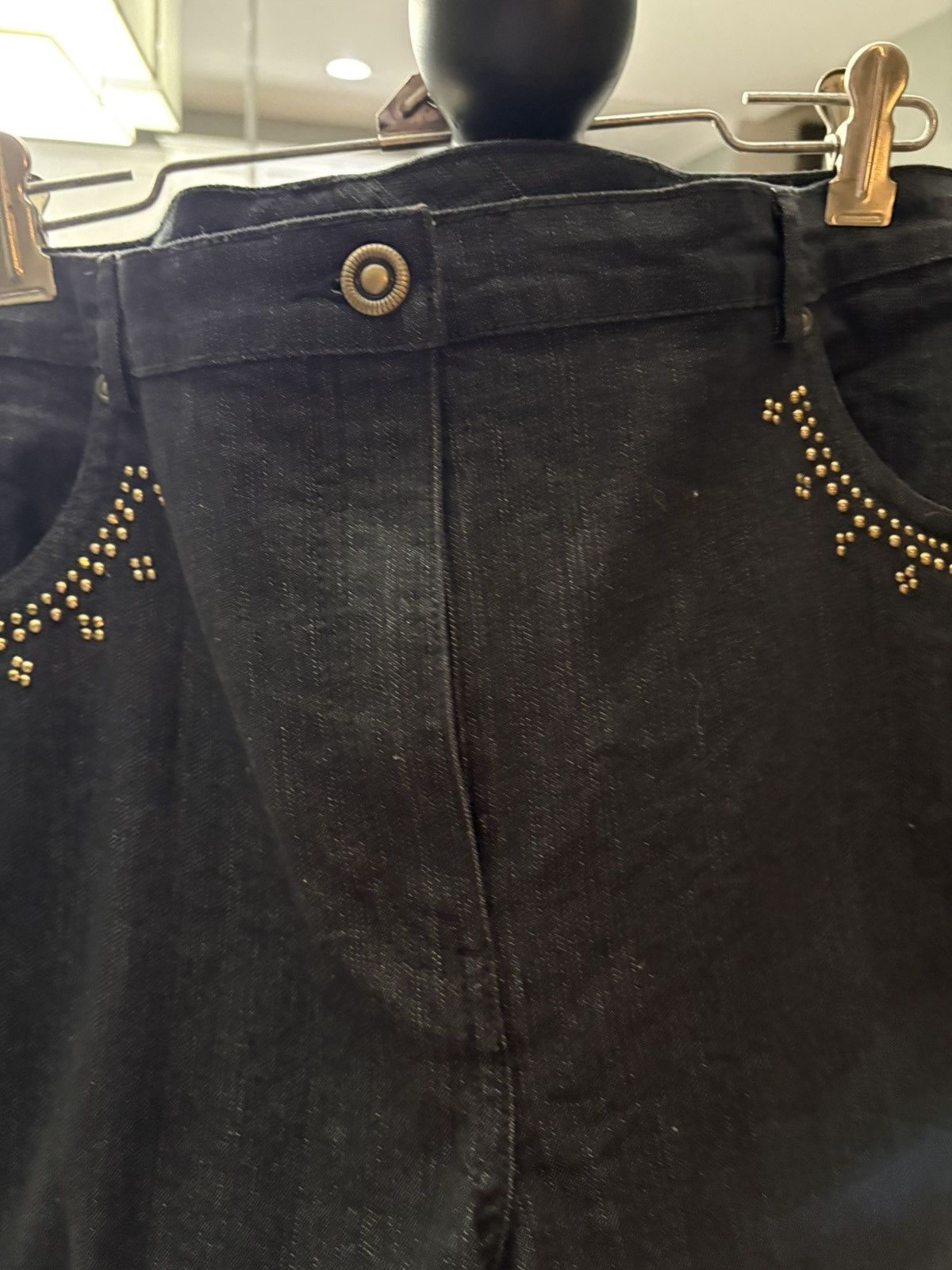 Other Ruby Rd size 18 dark denim jeans with bling Size 40" / US 18 - 2 Thumbnail