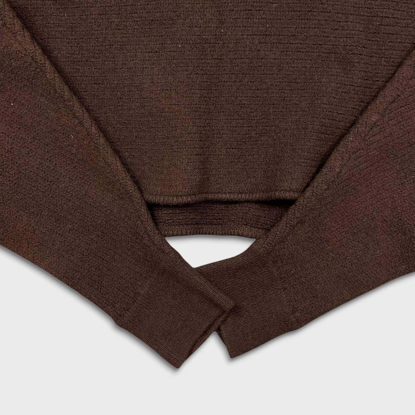 Aritzia Aritzia Wilfred Free Lolan Sweater Merino Wool Cropped Top Size S / US 4 / IT 40 - 3 Thumbnail