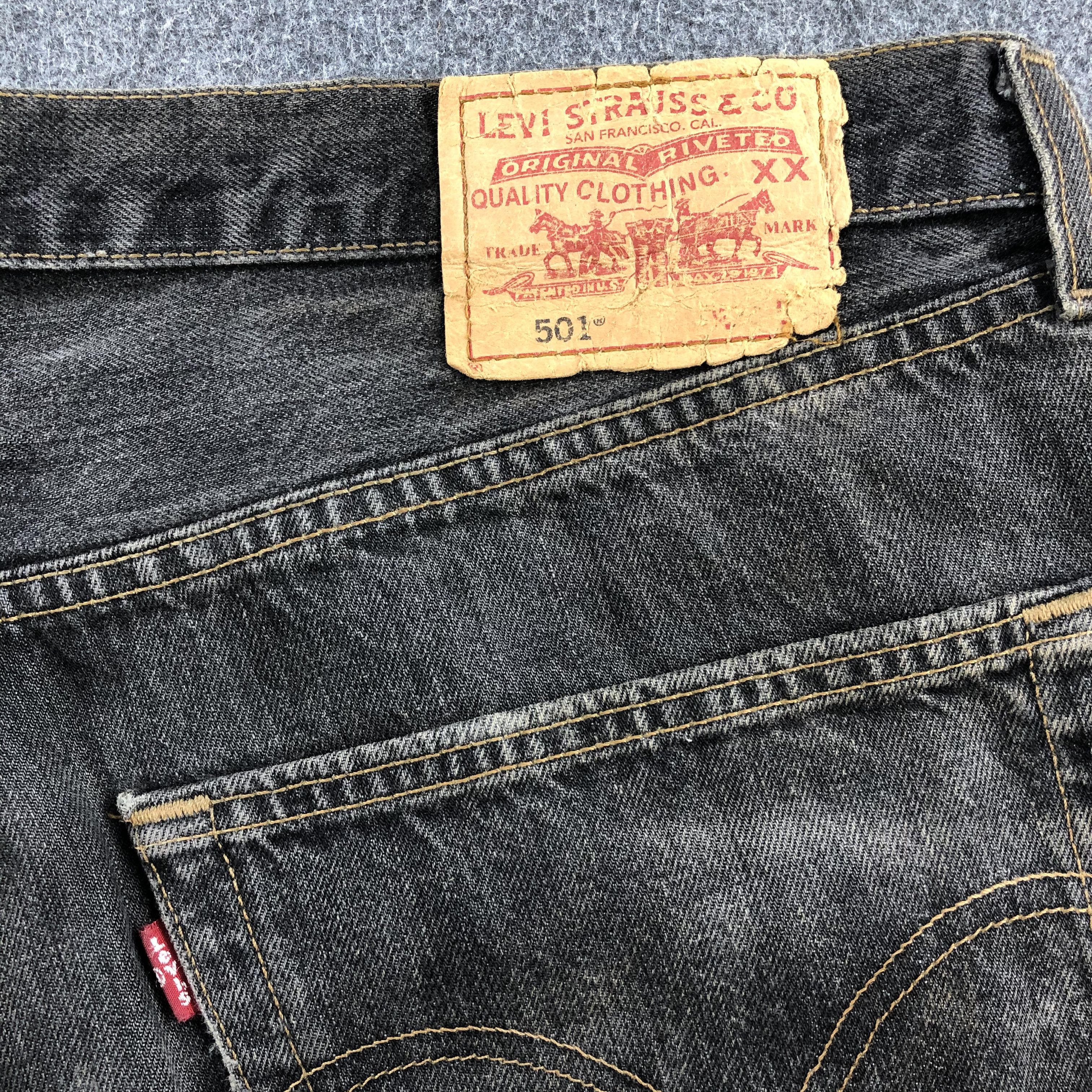 Levi's Vintage Distress Levis 501 Jeans-J1437 Size US 40 / EU 56 - 4 Thumbnail