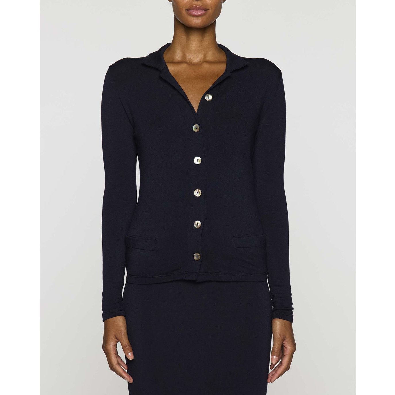 Other Bleusalt The Cardigan in navy blue sz 3 US L Size L / US 10 / IT 46 - 1 Thumbnail