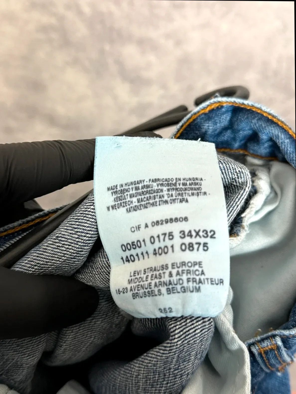 Levi's Levi's Strauss 501 jeans navy / light blue denim classic Size US 34 / EU 50 - 12 Thumbnail