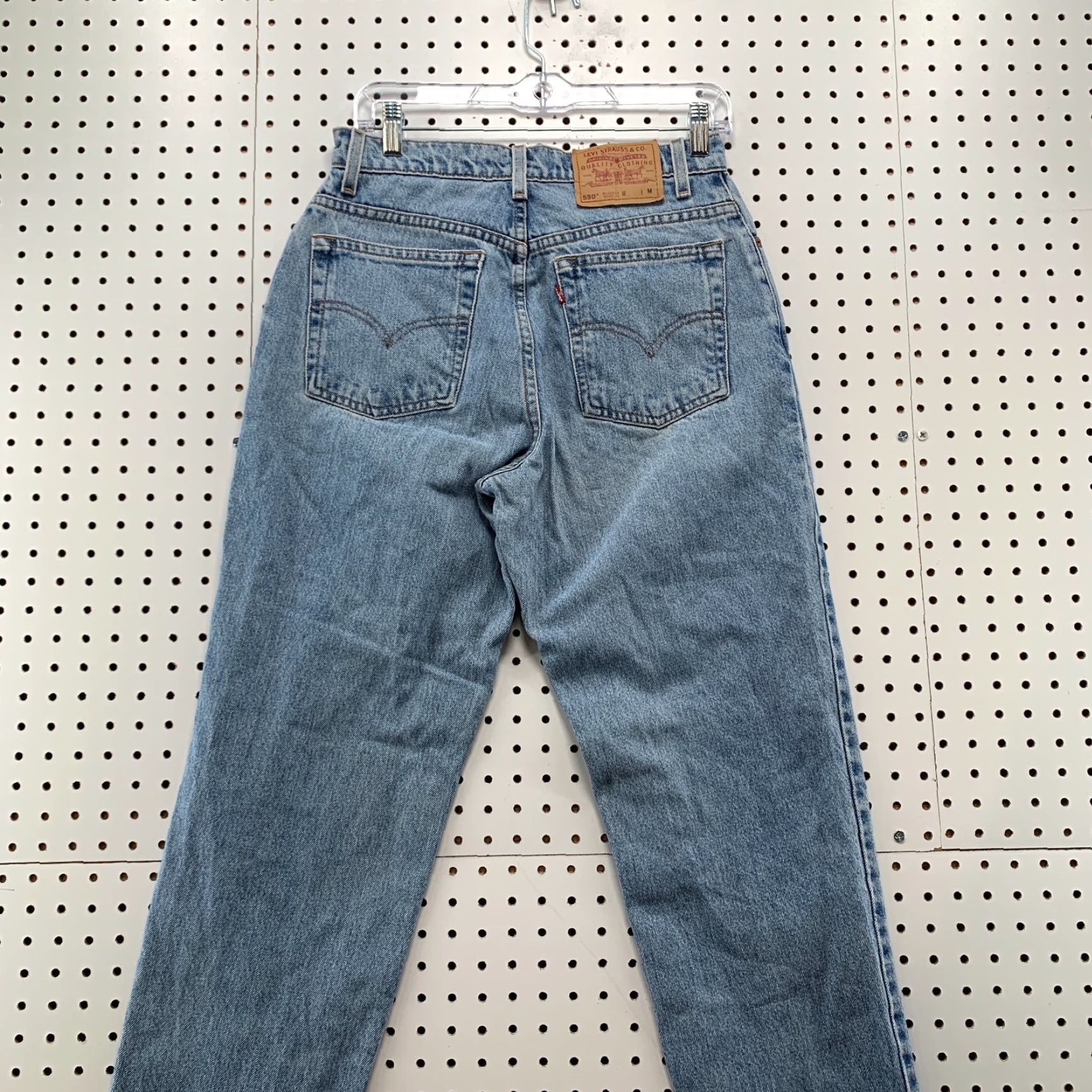 Levi's VINTAGE Levi's 550 Jeans Women 10 Blue Denim Relaxed Tapered 29x30 90s Size 32" / US 10 / IT 46 - 7 Thumbnail