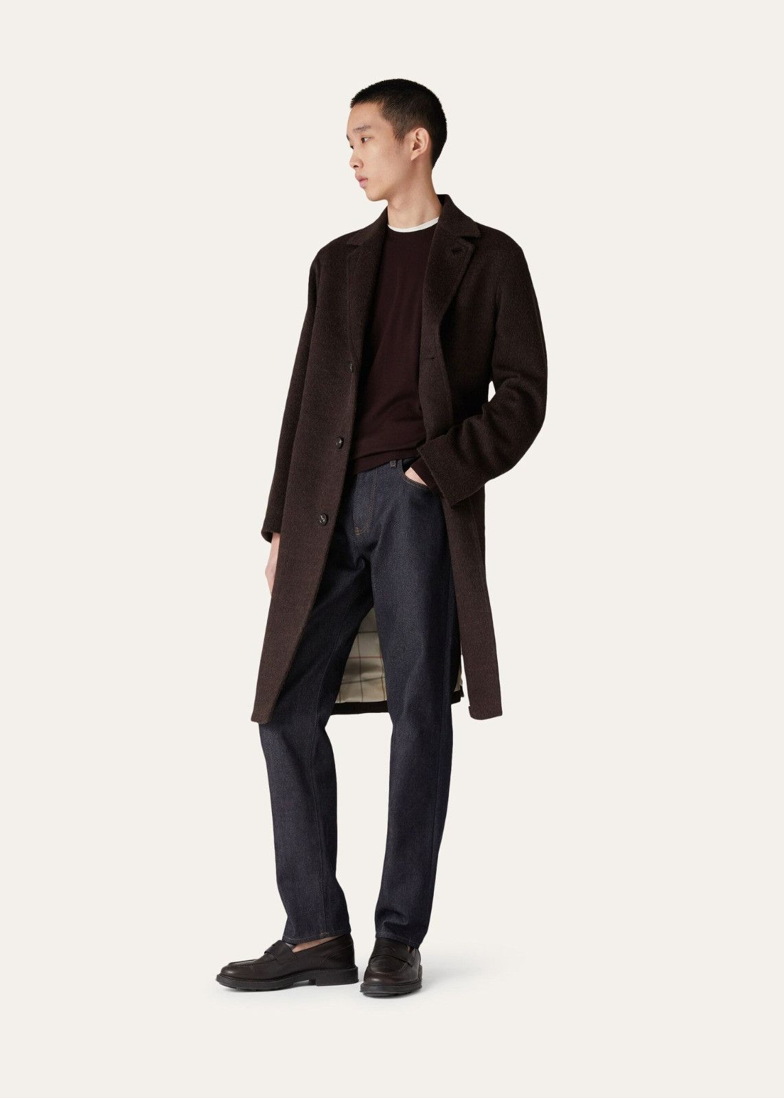 Loro Piana o1srvl11e1224 Girocollo T-Shirt in Brown Size US S / EU 44-46 / 1 - 3 Thumbnail