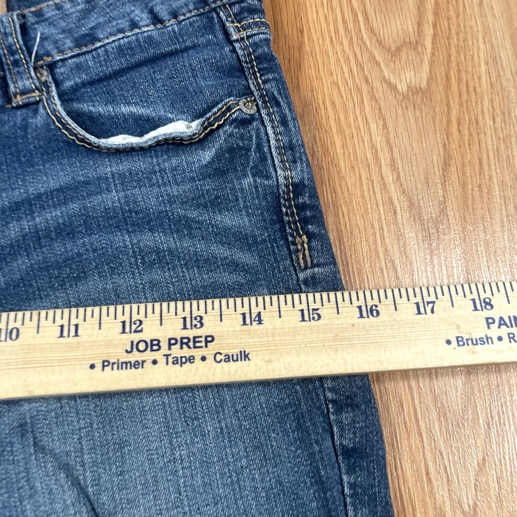 Vintage Rue 21 Jeans Womens Regular Blue Skinny Stretch Low Rise Denim Cotton Blend Size 25" / US 0 / IT 36 - 6 Thumbnail