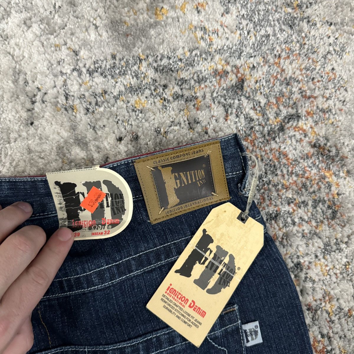 JNCO × Vintage Crazy Vintage y2k Ignition baggy wide leg omega jeans Size US 38 / EU 54 - 5 Thumbnail