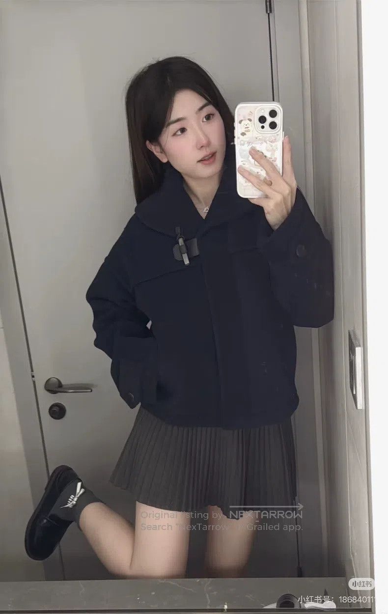 Hermes Hermes Deep Sea Blue Short Coat Size XS / US 0-2 / IT 36-38 - 3 Thumbnail
