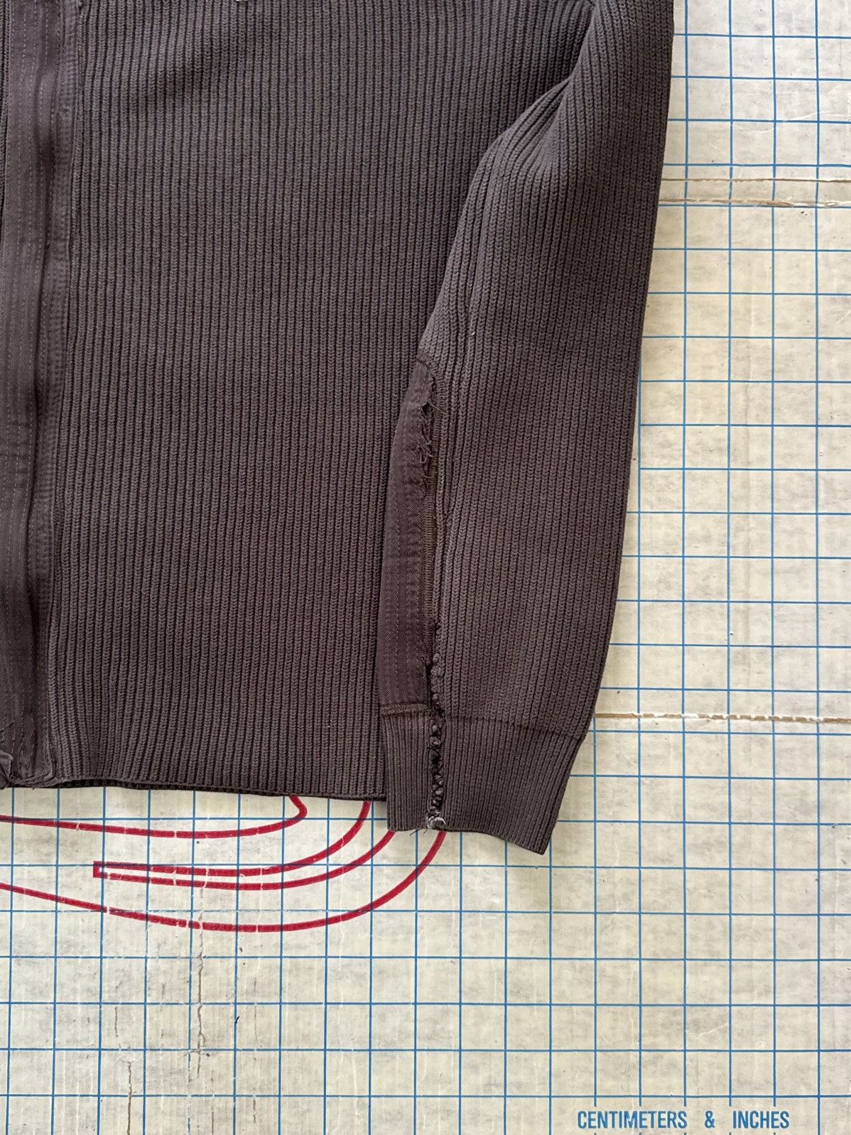 Napapijri Napapjiri Brown Full Zip Ribbed Knit Sweater Size XL Size US XL / EU 56 / 4 - 4 Thumbnail