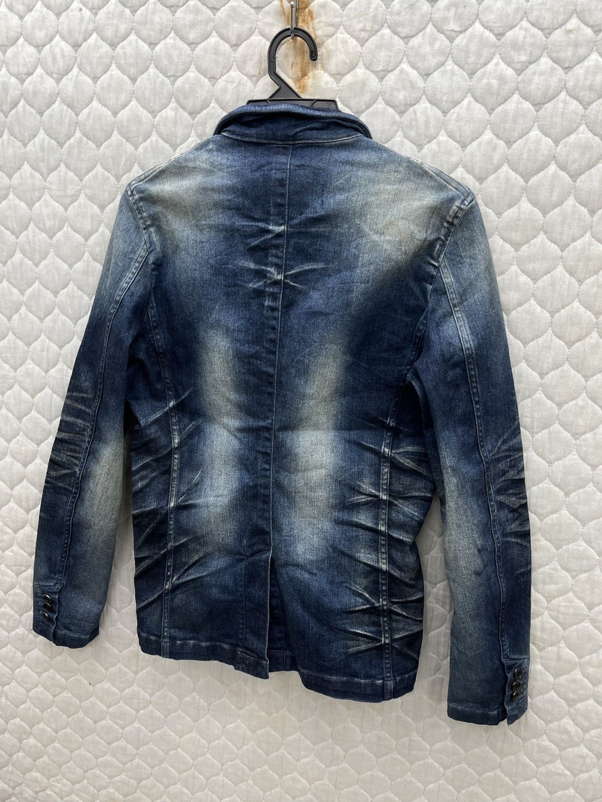 Tornado Mart 🔥🔥🔥ARCHIVE TORNADO MART ELASTIC DENIM JACKET Size S / US 4 / IT 40 - 6 Thumbnail