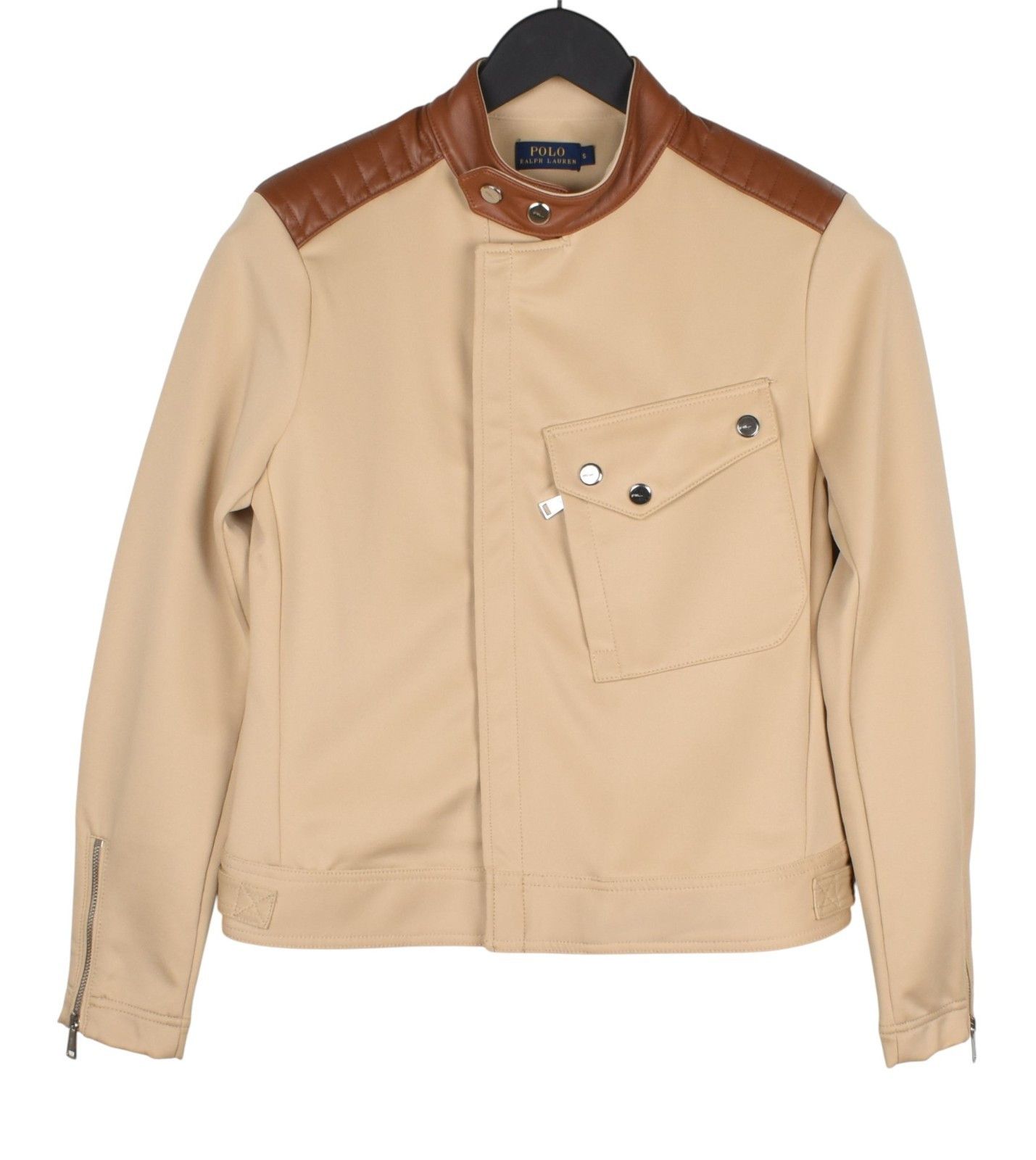 Polo Ralph Lauren Ralph Lauren Women Jacket Leather Details Sz S H5753 Size S / US 4 / IT 40 - 1 Thumbnail