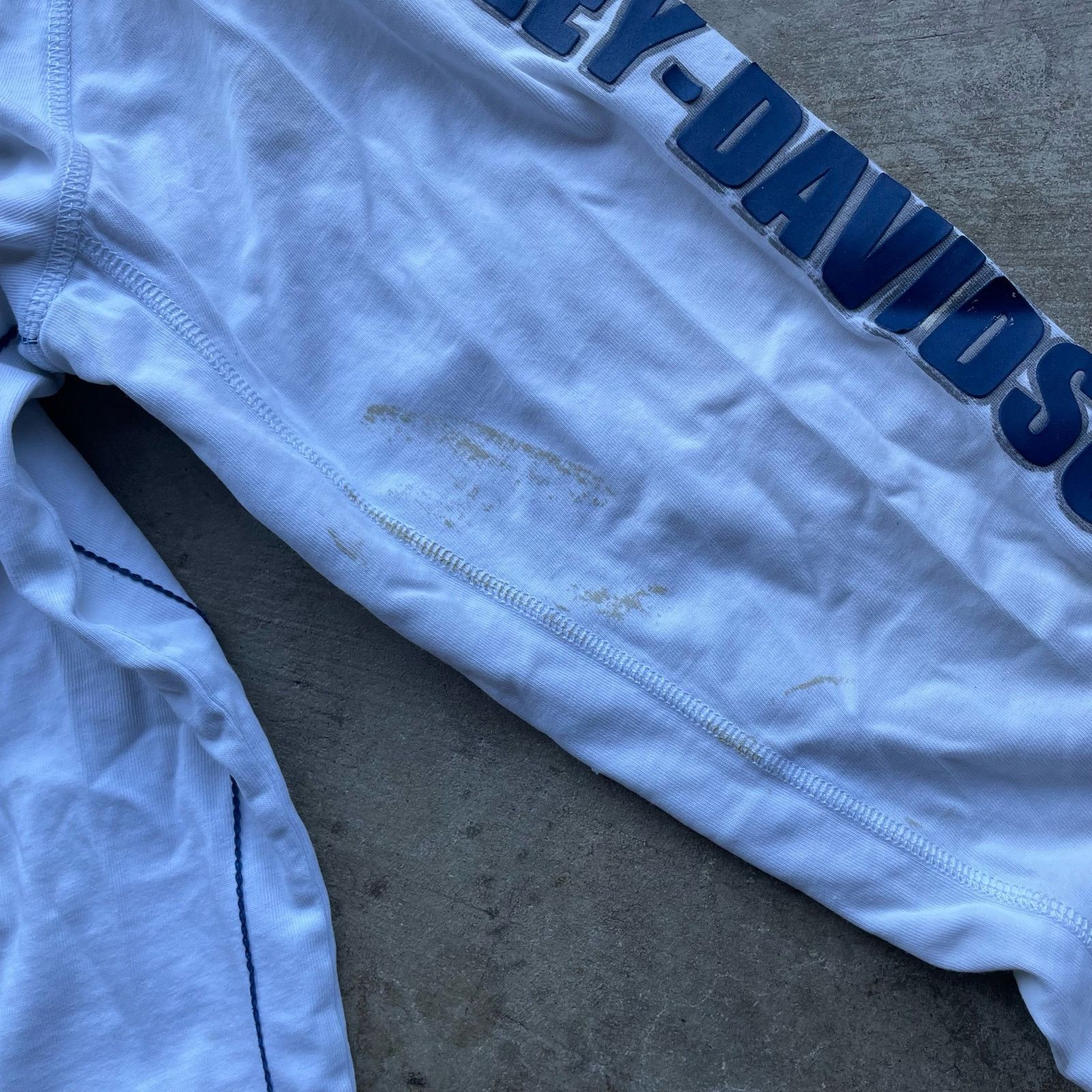 Vintage VINTAGE HARLEY DAVIDSON LONGSLEEVE WHITE SHIRT XL SLEEVE Size US XL / EU 56 / 4 - 6 Thumbnail