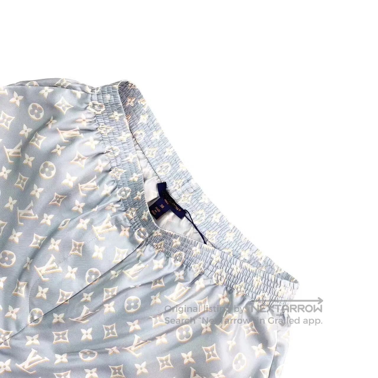 Louis Vuitton Louis Vuitton 23SS full print logo silk shorts| Size 27" / US 4 / IT 40 - 3 Thumbnail