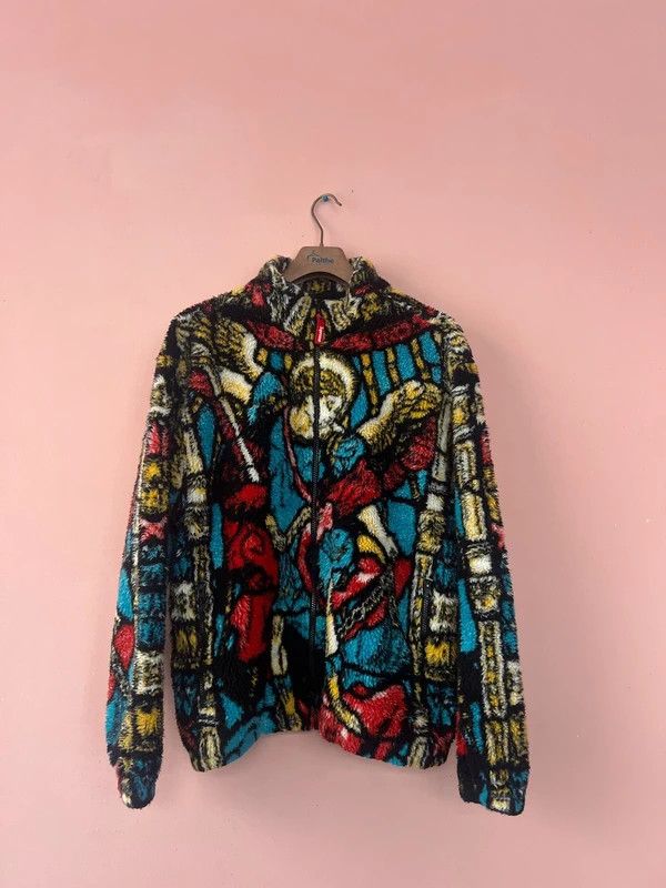 Supreme Supreme Saint Michael Fleece Size US L / EU 52-54 / 3 - 1 Thumbnail