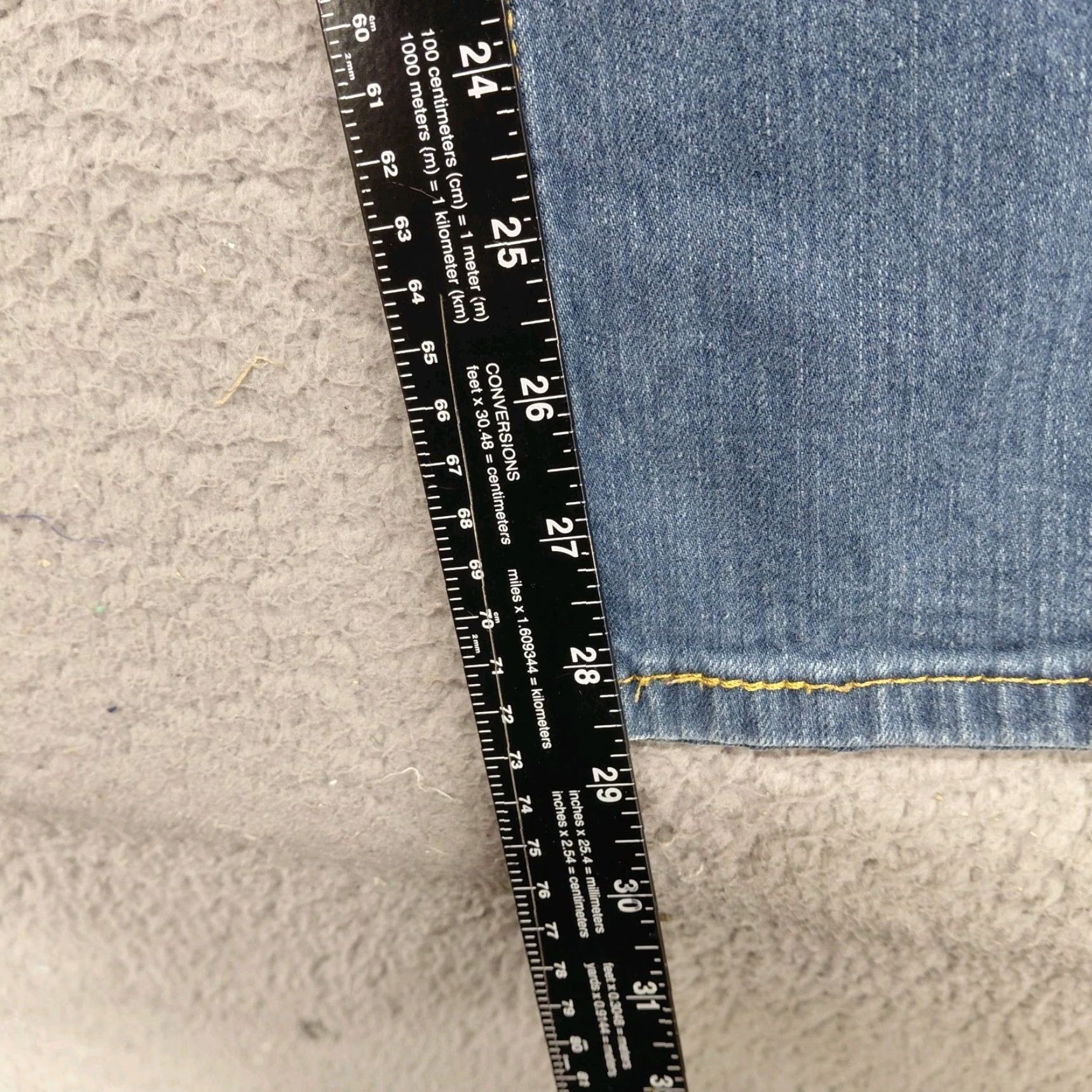 Levi's Levi's 514 Jeans Mens 36x30 Blue Medium Wash Denim Slim Straight Leg Preppy Casual USA 90s Mens Regular Jeans Size US 36 / EU 52 - 7 Thumbnail