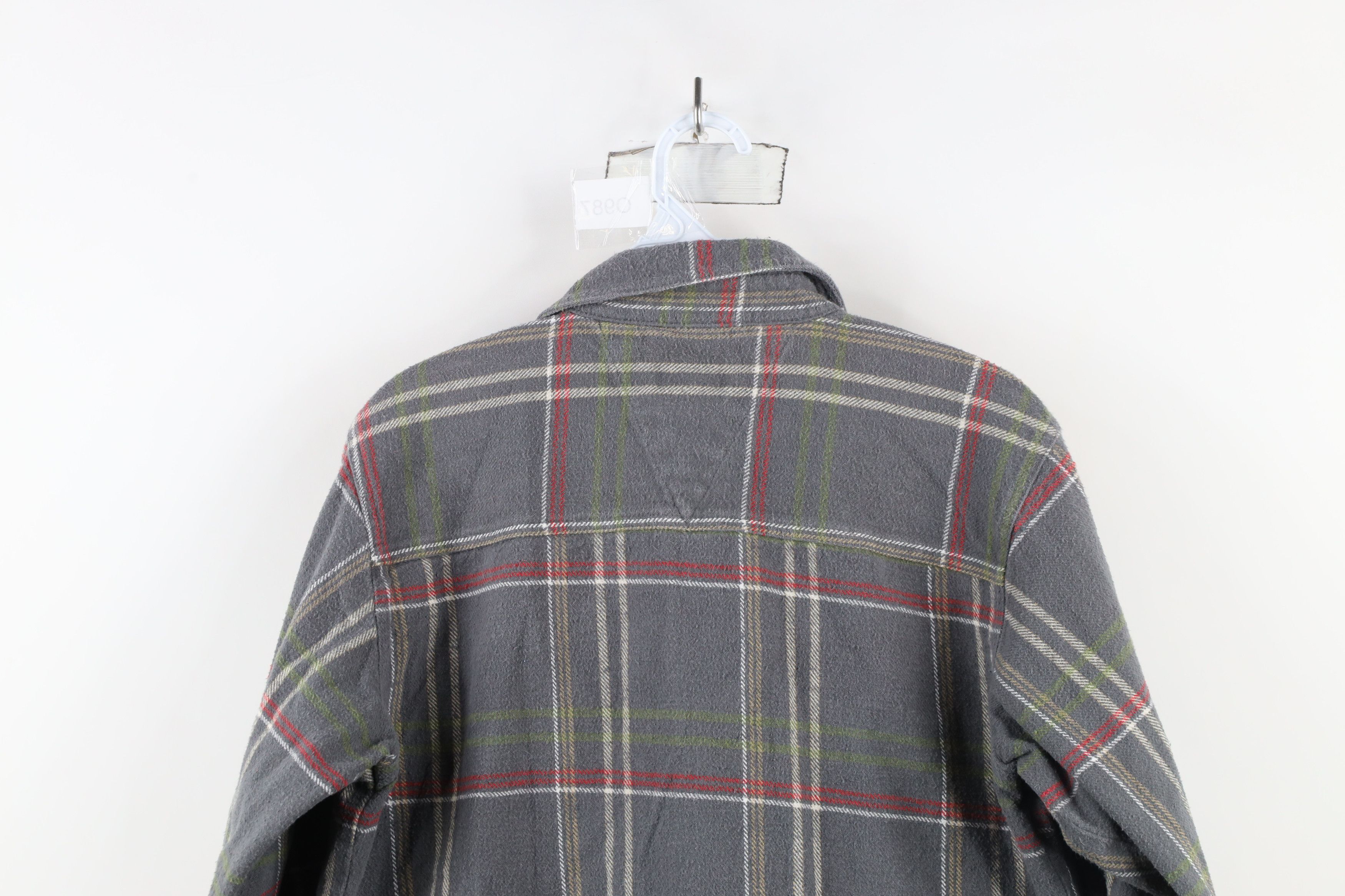 Dickies × Vintage Vintage 90s Dickies Heavy Flannel Collared Button Shirt Size US M / EU 48-50 / 2 - 9 Thumbnail