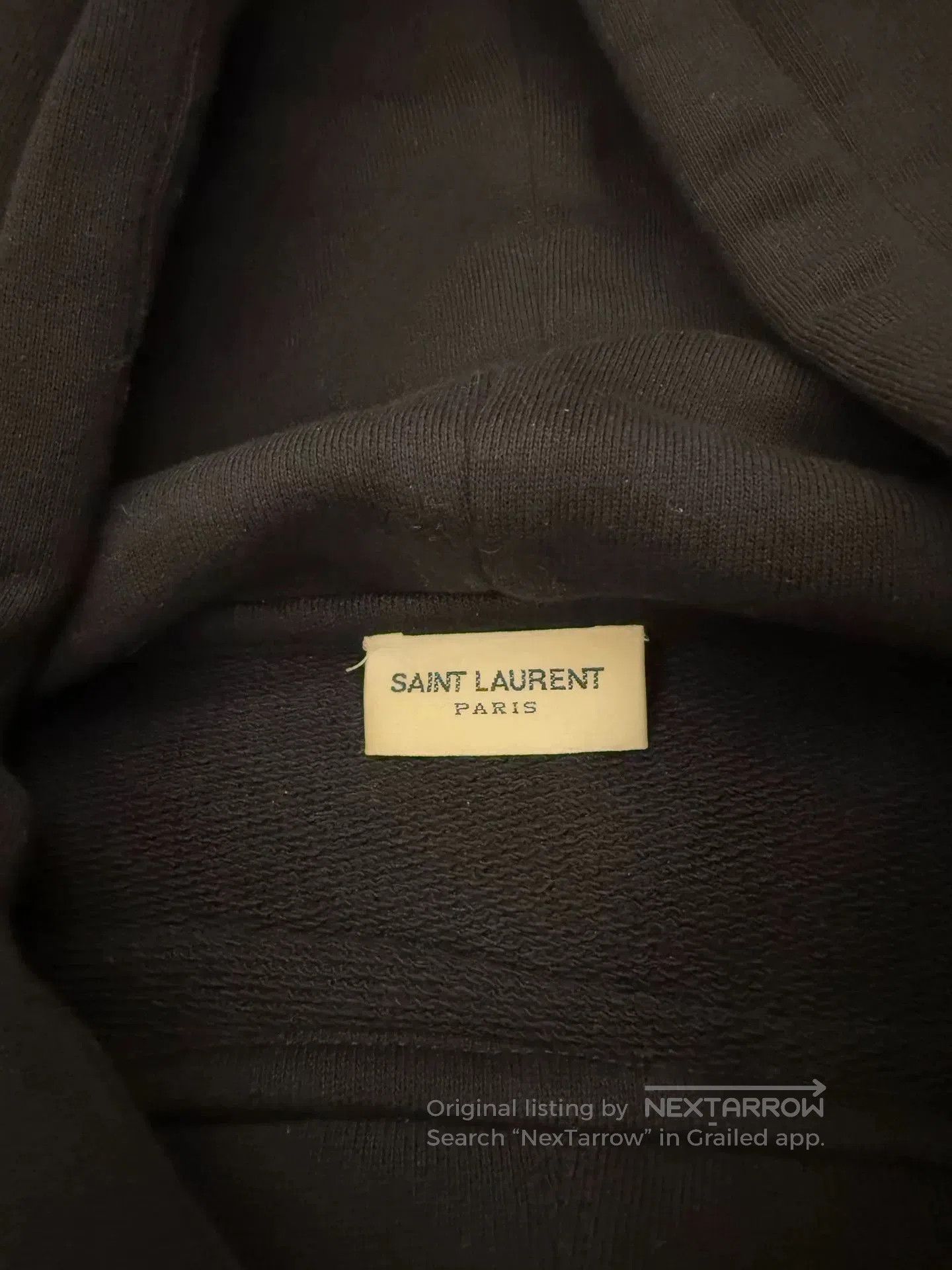 Yves Saint Laurent ysl saint laurent classic hoodie in gray. Size US L / EU 52-54 / 3 - 3 Thumbnail