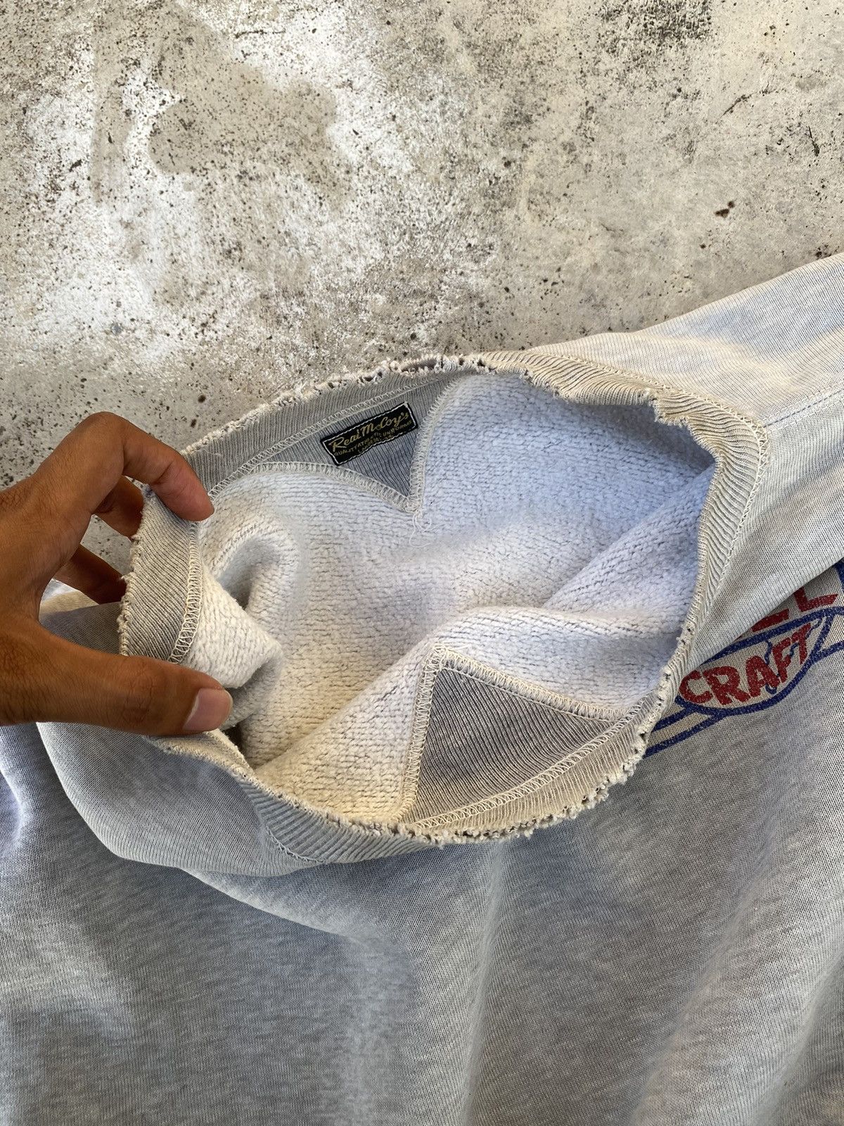 The Real McCoy's × Vintage Distressed Vintage Real McCoy’s Air Bell Craft Crewneck Size US L / EU 52-54 / 3 - 9 Thumbnail