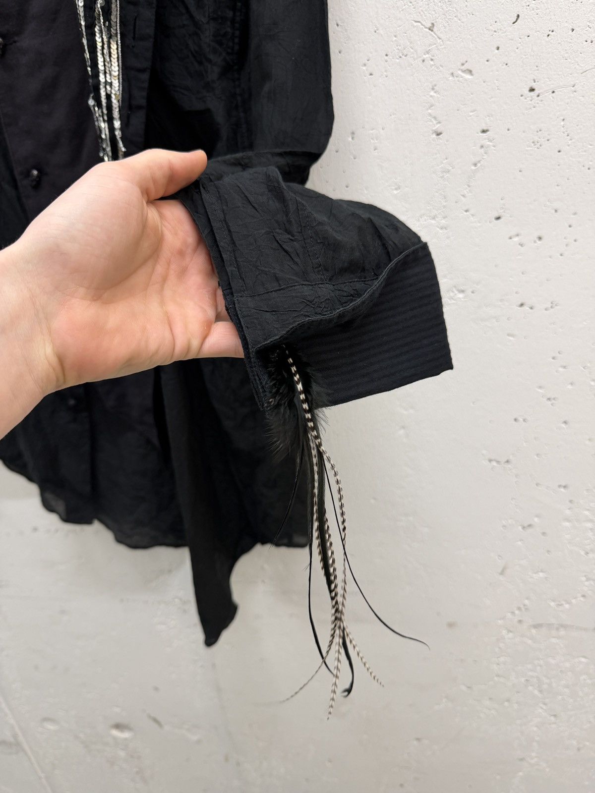 If Six Was Nine If Six Was Nine Sequin Deconstructed Layered Shirt Size S / US 4 / IT 40 - 10 Thumbnail