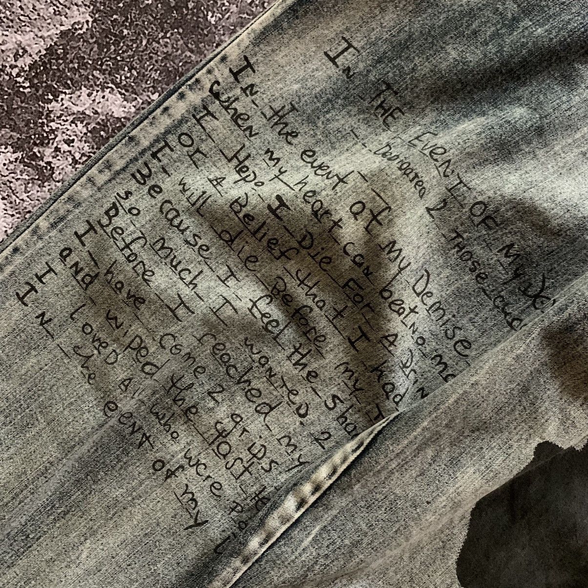 Makaveli Y2K - Makaveli Tupac Shakur Denim Baggy Pants Size US 34 / EU 50 - 5 Thumbnail