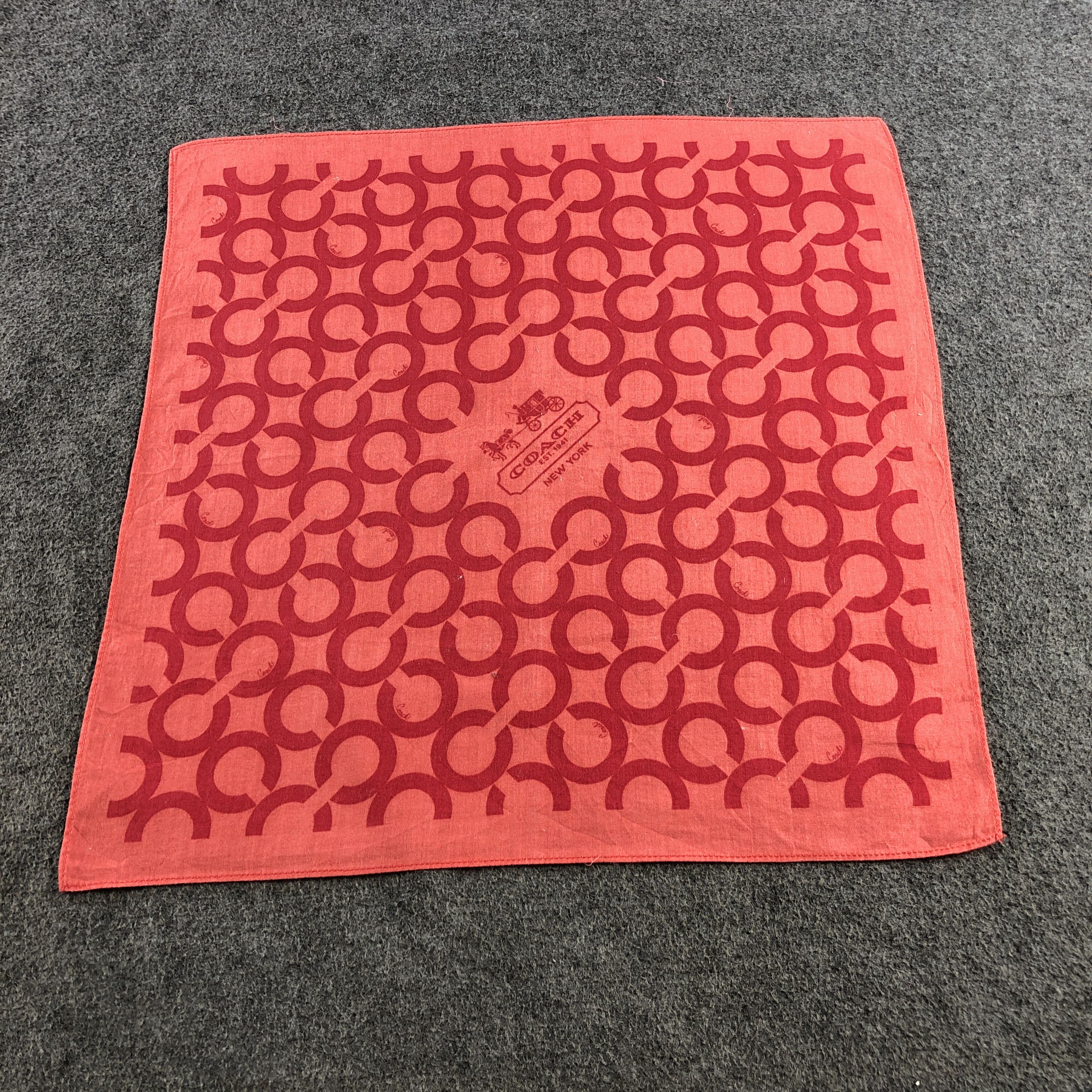 Coach Coach monogram Handkerchief Neckerchief Bandana H2449 Size ONE SIZE - 1 Thumbnail