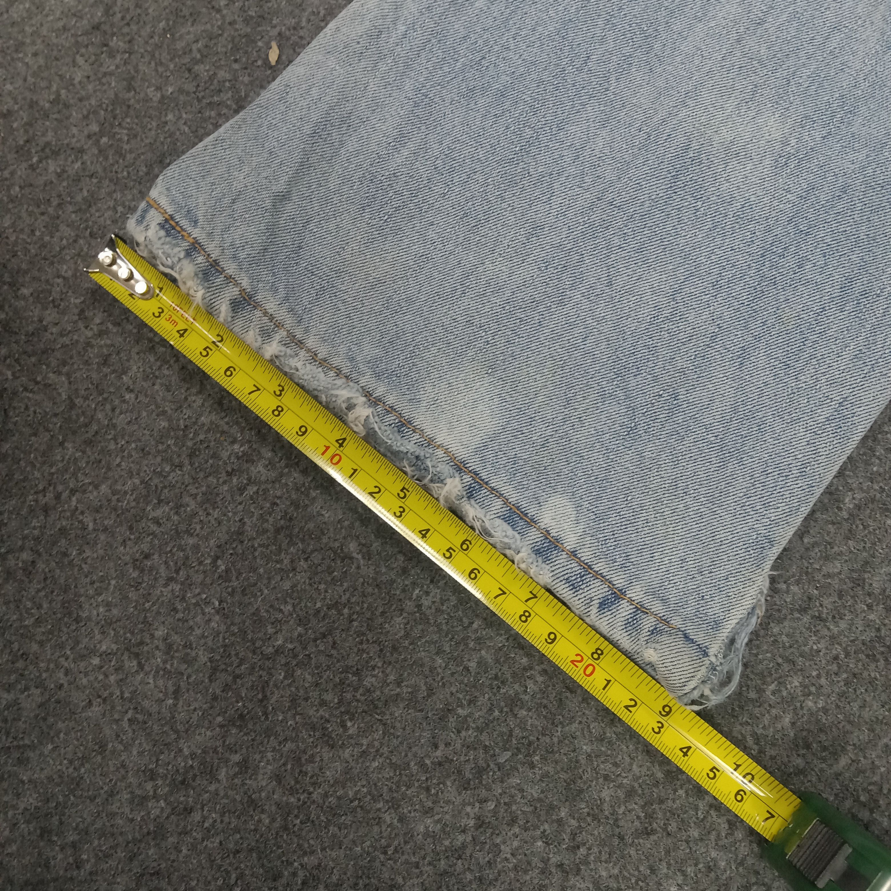 Levi's × Vintage Levi's 501 Distressed Flared Denim Jeans Size US 28 / EU 44 - 14 Thumbnail