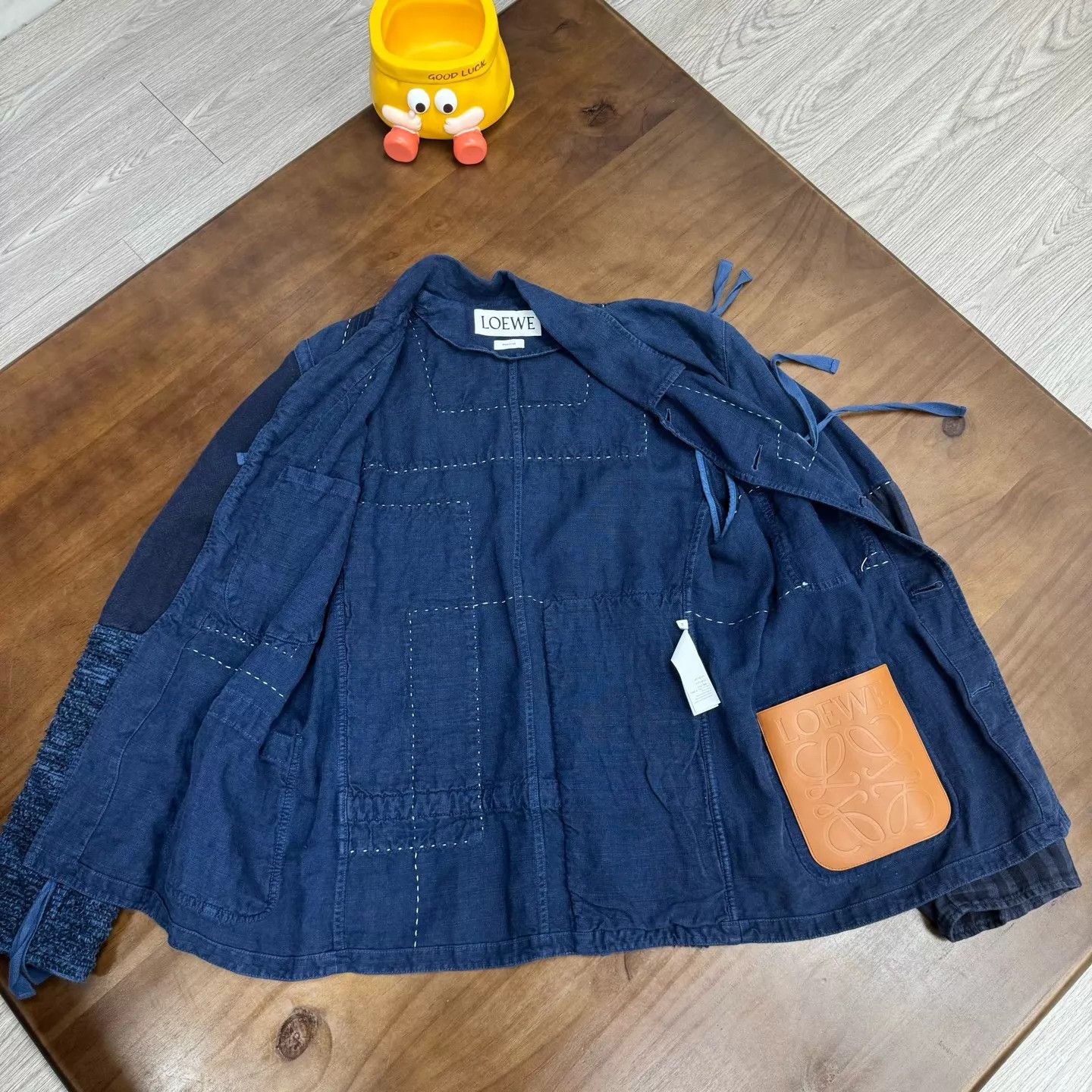 Loewe LOEWE Indigo Color Blocked Denim Jacket 46 Size US S / EU 44-46 / 1 - 8 Thumbnail