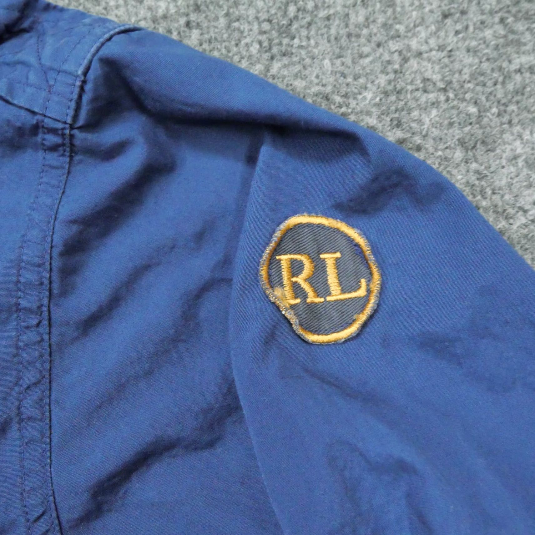 Ralph Lauren VINTAGE Ralph Lauren Country Shirt Mens Large Blue Navy Army Military Uniform Size US L / EU 52-54 / 3 - 3 Thumbnail