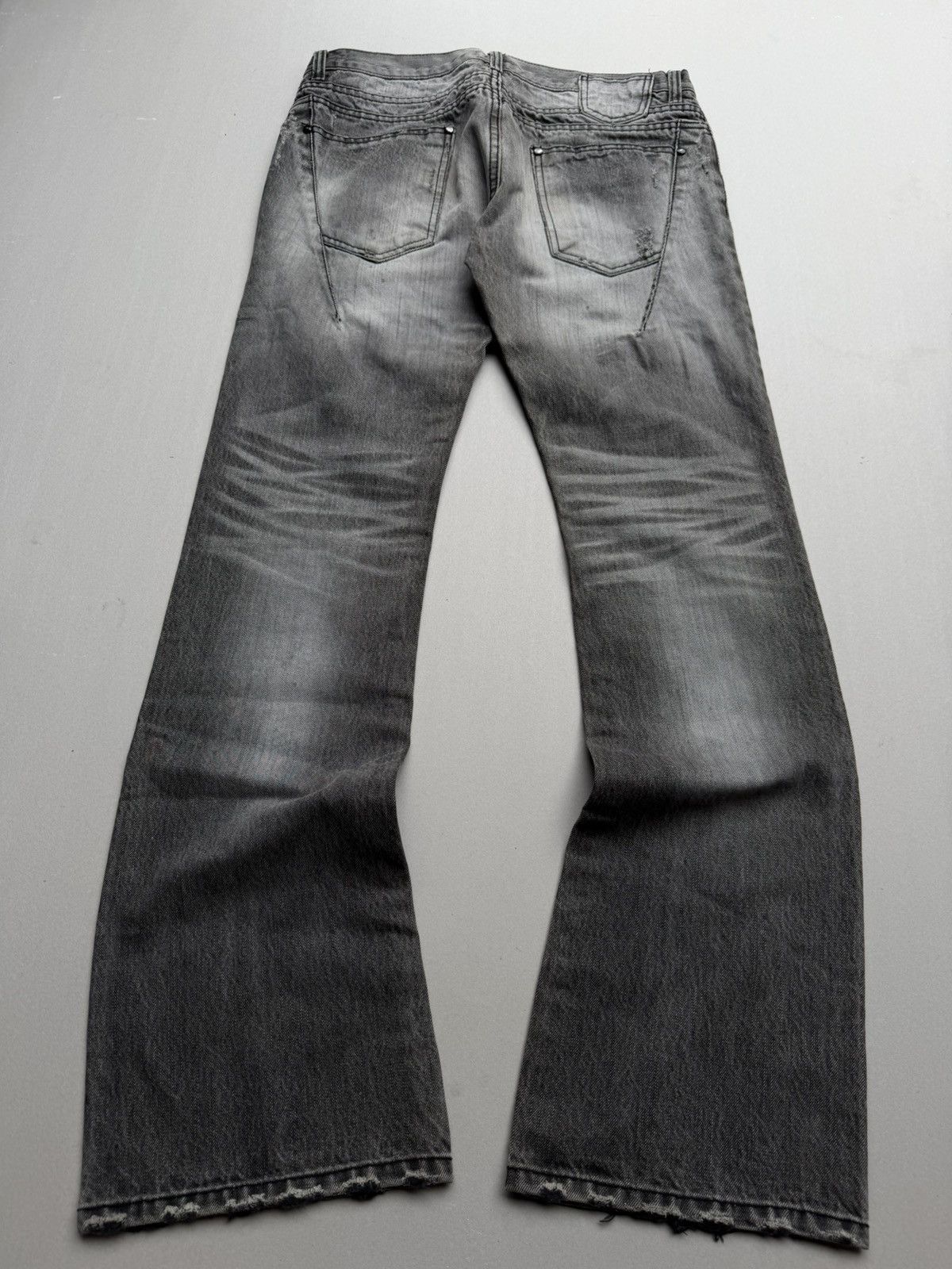 Neil Barrett lace-up flare jeans Size US 30 / EU 46 - 7 Thumbnail
