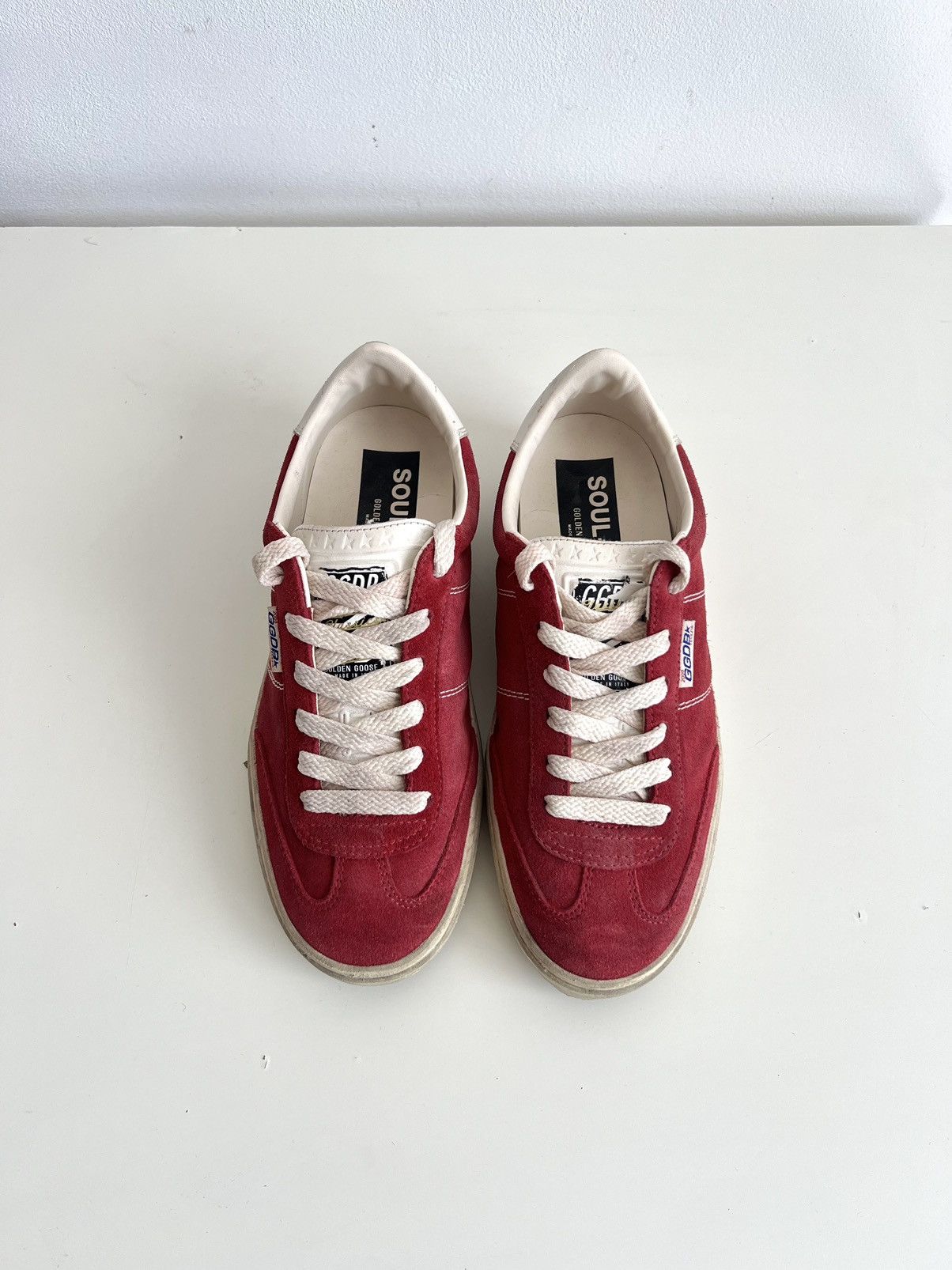 Golden Goose Golden Goose Soul Star Dark Red/Milk Sneakers Size US 8.5 / IT 38.5 - 5 Thumbnail