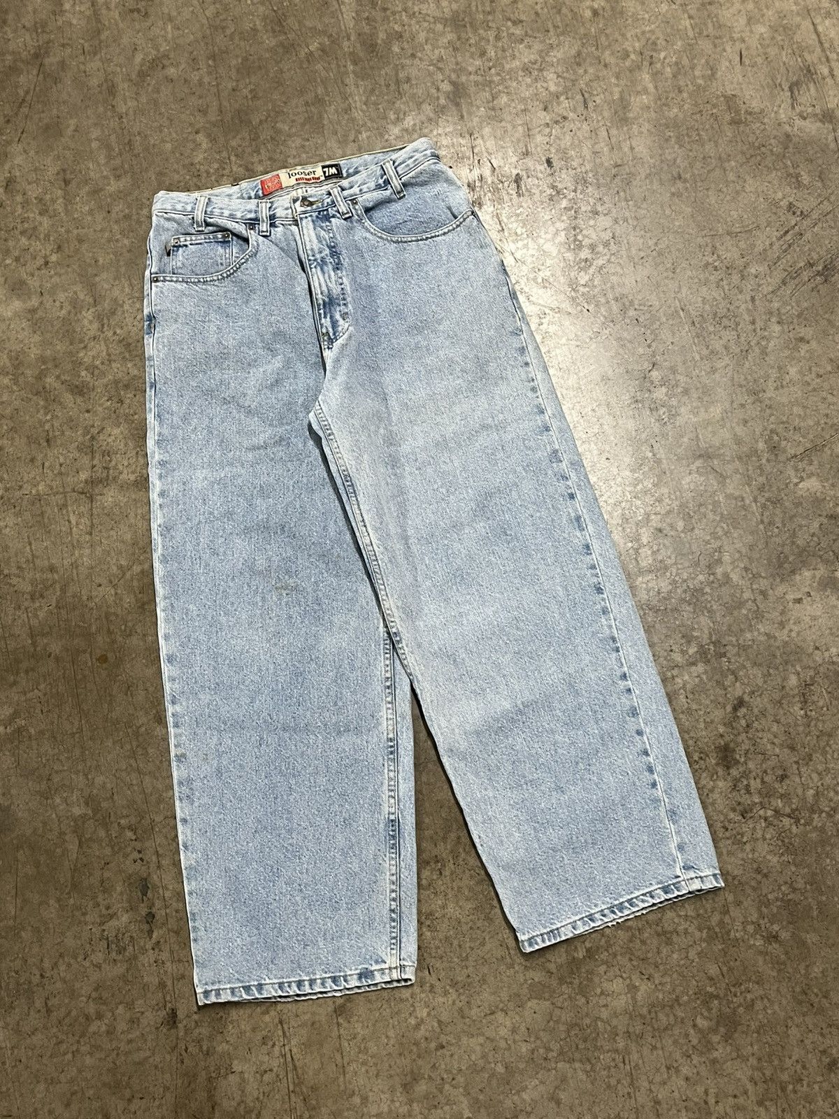 Bugle Boy × Vintage Y2K bugle boy baggy fit wide leg denim skater streetwear Size US 32 / EU 48 - 6 Thumbnail