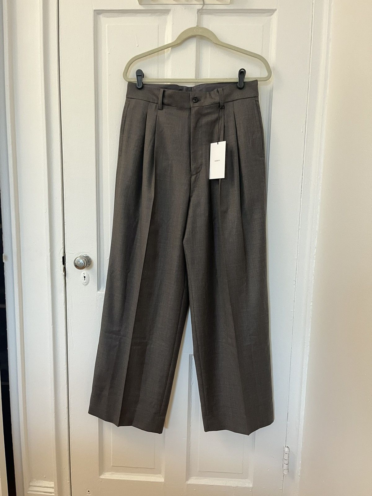 Stein Stein Extra Fine Wool Long Wide Trouser Size US 33 - 1 Thumbnail