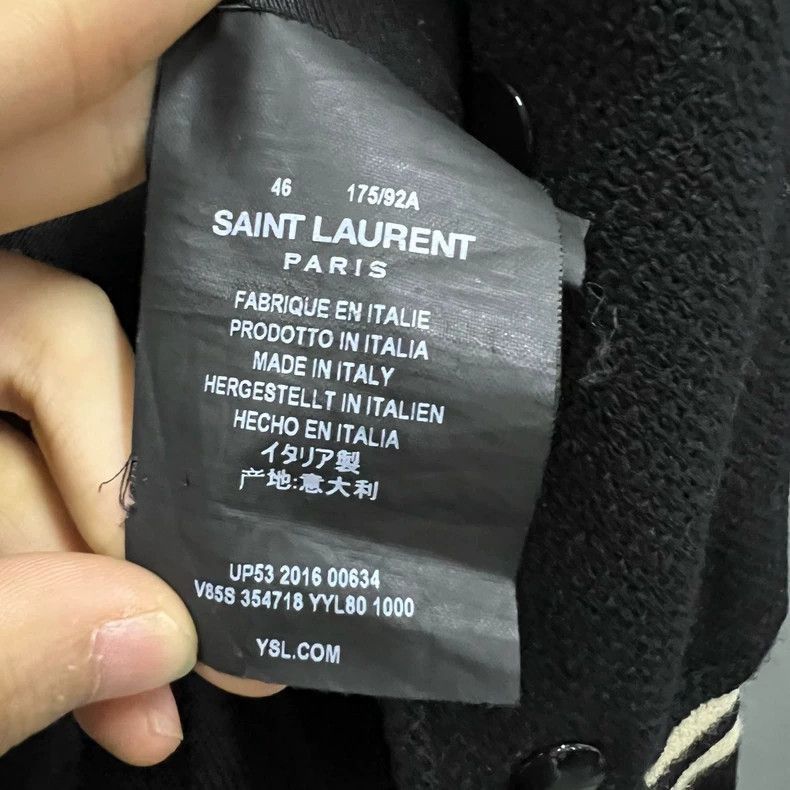 Saint Laurent Paris Saint Laurent Paris baseball jacket-2506 Size US S / EU 44-46 / 1 - 4 Thumbnail