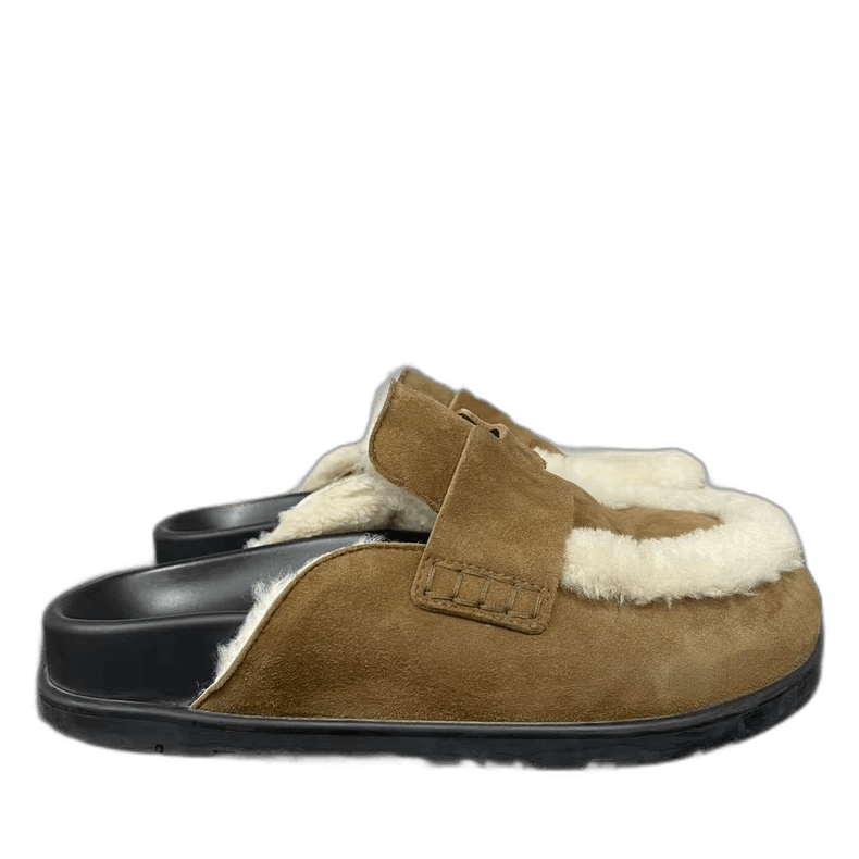 Hermes Hermes Brown Buckle Slippers-yf Size US 7 / EU 40 - 1 Thumbnail