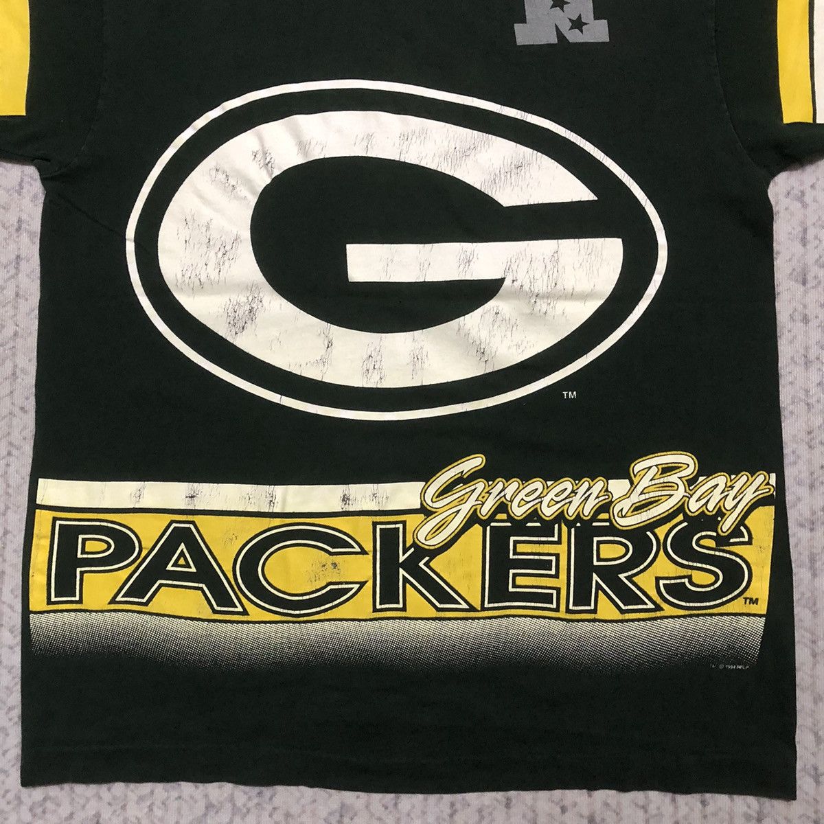 NFL × Vintage Rare Vintage 1994 NFL X Green Bay Packers AOP Tees Size US XL / EU 56 / 4 - 3 Thumbnail