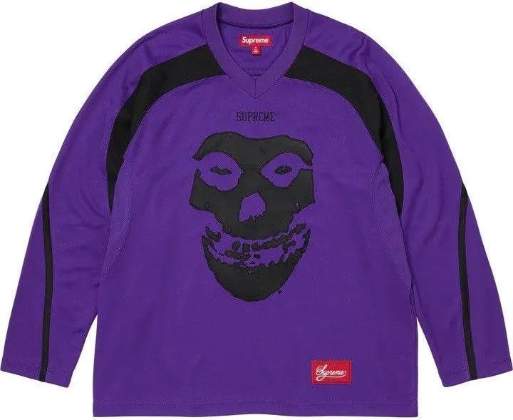 Misfits × Supreme Supreme The Misfits Hockey Jersey Purple Size M Medium Size US M / EU 48-50 / 2 - 1 Thumbnail