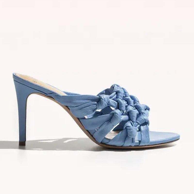 Alexandre Birman Alexandre Birman | Solange Intreccio 85 Blue 40 / US 10 Size US 10 / IT 40 - 1 Thumbnail