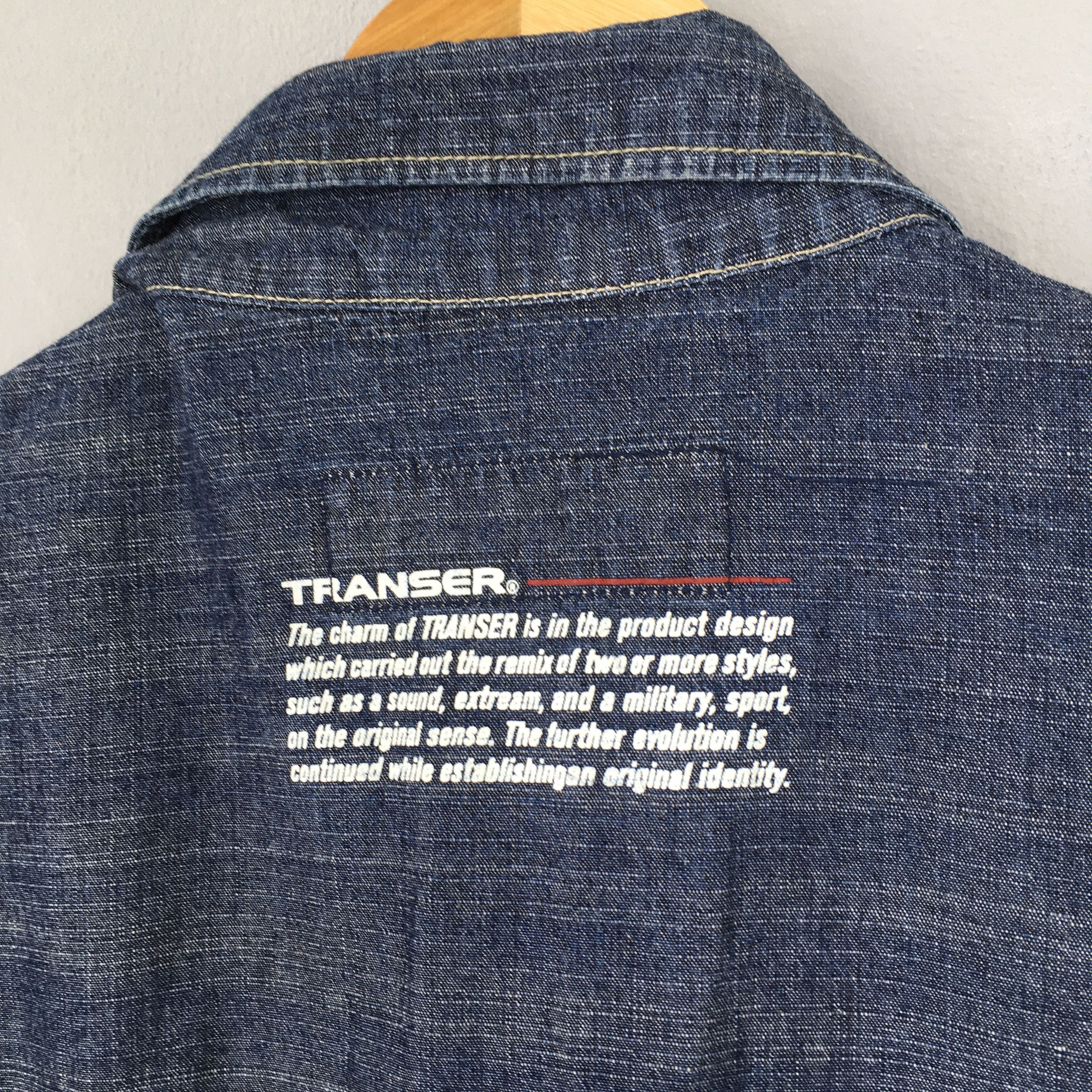 Vintage Vintage Transer Denim Workwear Union Made Jacket Medium Size US M / EU 48-50 / 2 - 10 Thumbnail