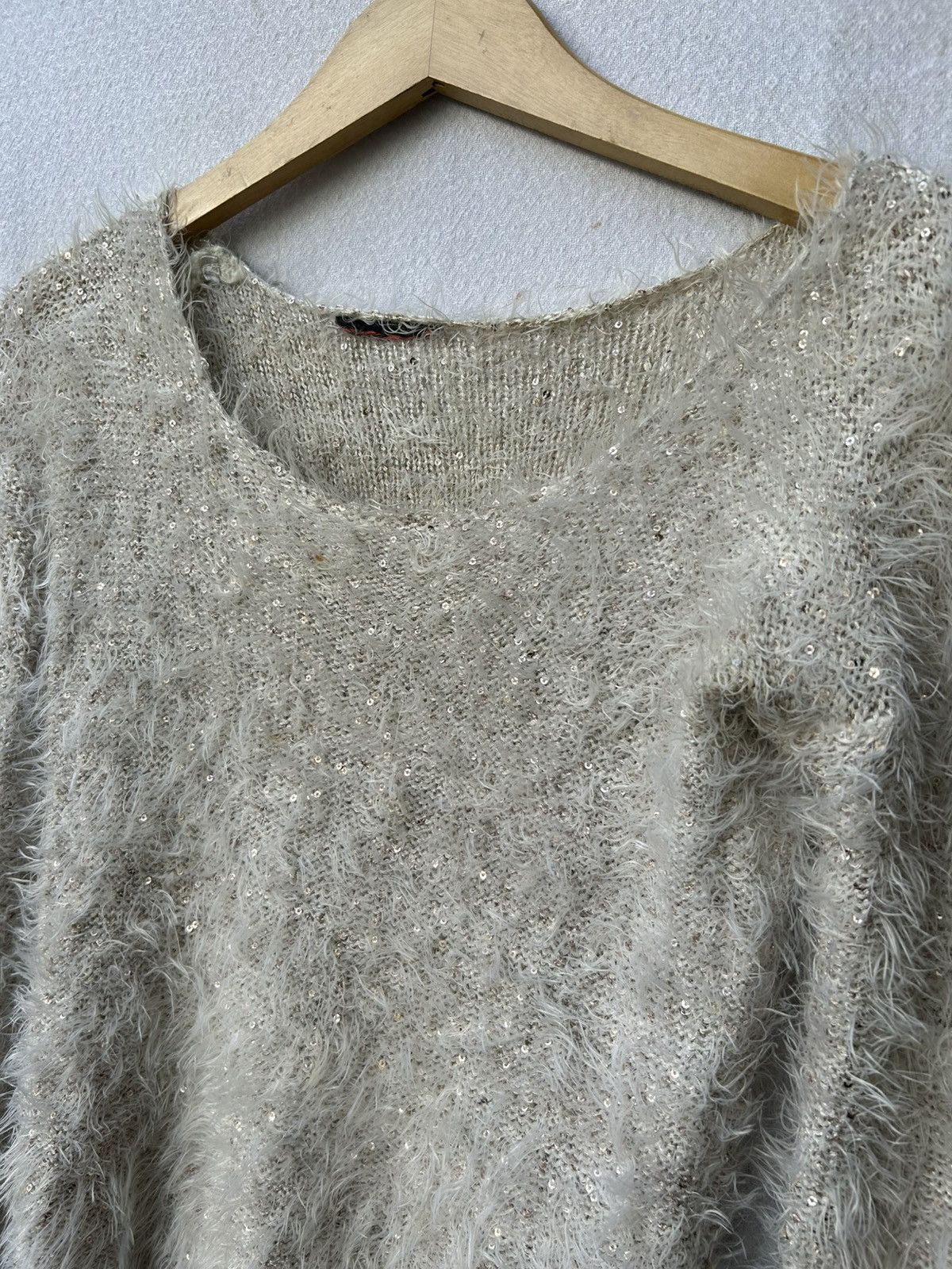 Japanese Brand Undefined Fuzzy Mohair Grunge Knit Avantgarde Styled Size US S / EU 44-46 / 1 - 4 Thumbnail