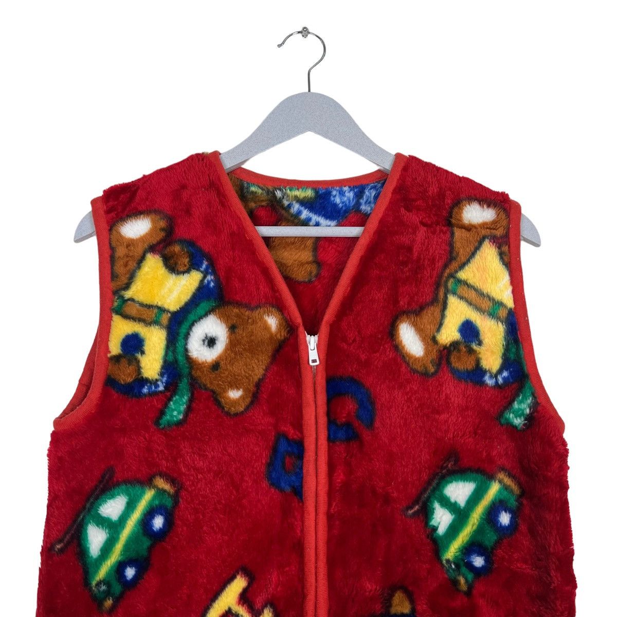 Japanese Brand 🔥 BEAR DEEP PILE FLEECE TANK TOP JACKET Size US M / EU 48-50 / 2 - 3 Thumbnail