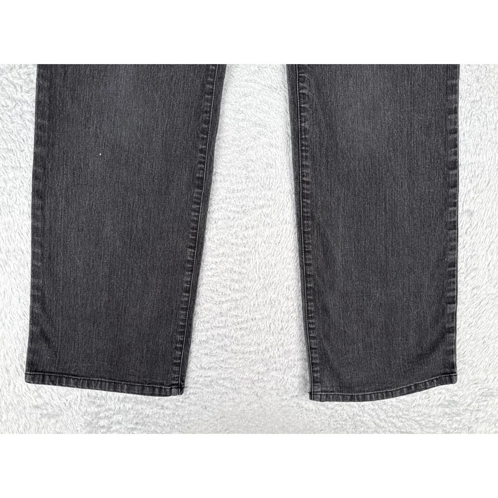 Vintage Christopher & Banks Jeans Womens 6 Mid Rise Straight Charcoal Wash Denim 30x30 Size 28" / US 6 / IT 42 - 2 Thumbnail
