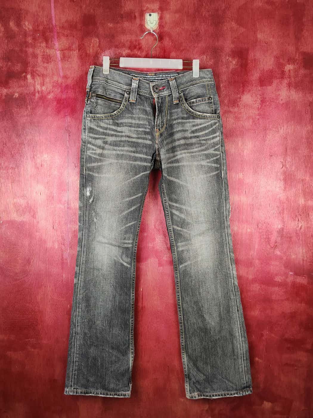 Levi's DL Levi's Black Faded Distressed vintage Denim #S1524 Size 30" / US 8 / IT 44 - 16 Thumbnail