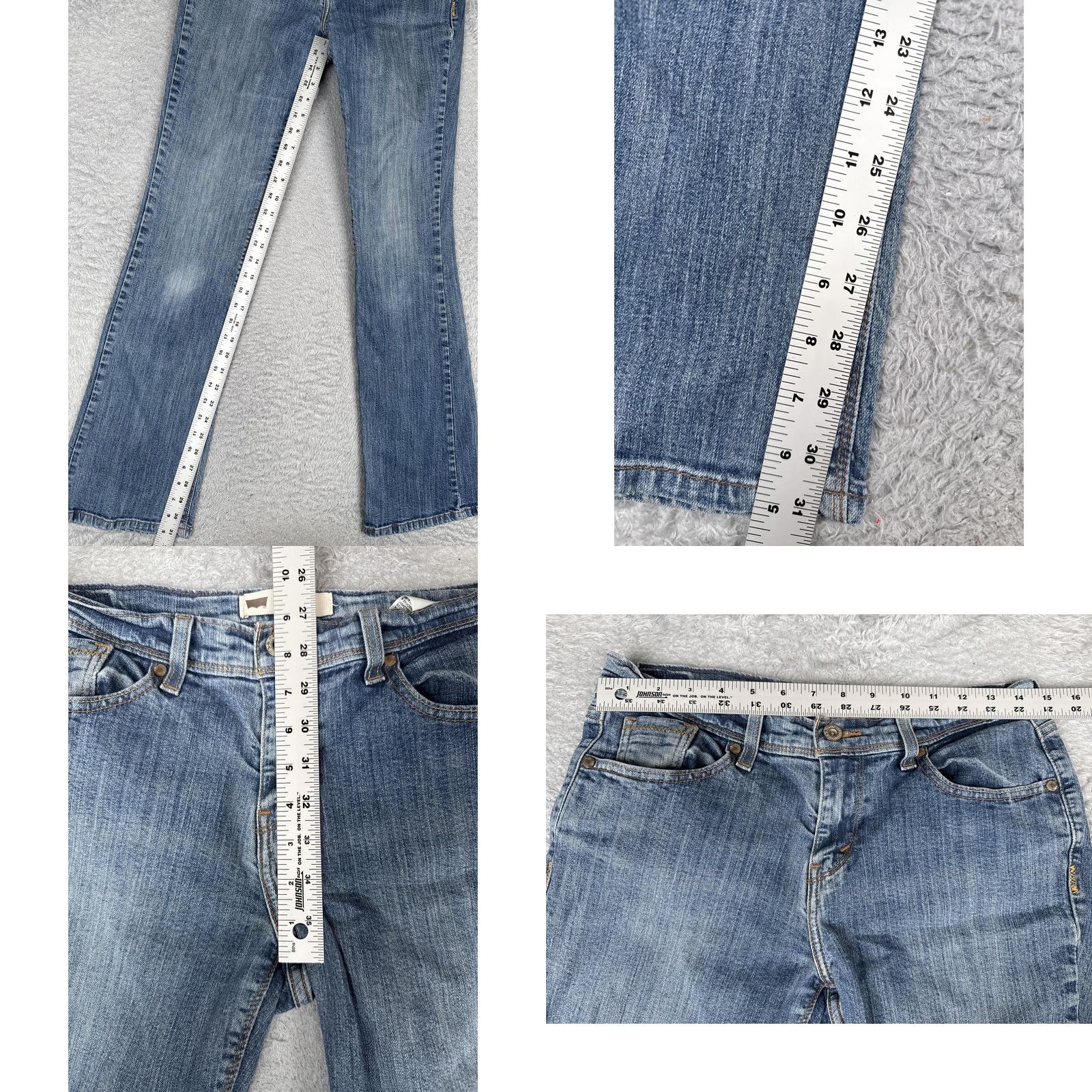 Levi's Levi's 515 Bootcut Jeans Womens 6 Blue Medium Wash Mid Rise Stretch Denim 28x32 Regular Jeans Women's 515 Boot Cut Blue Medium Wash 28x32 Mens? Size 28" / US 6 / IT 42 - 8 Thumbnail