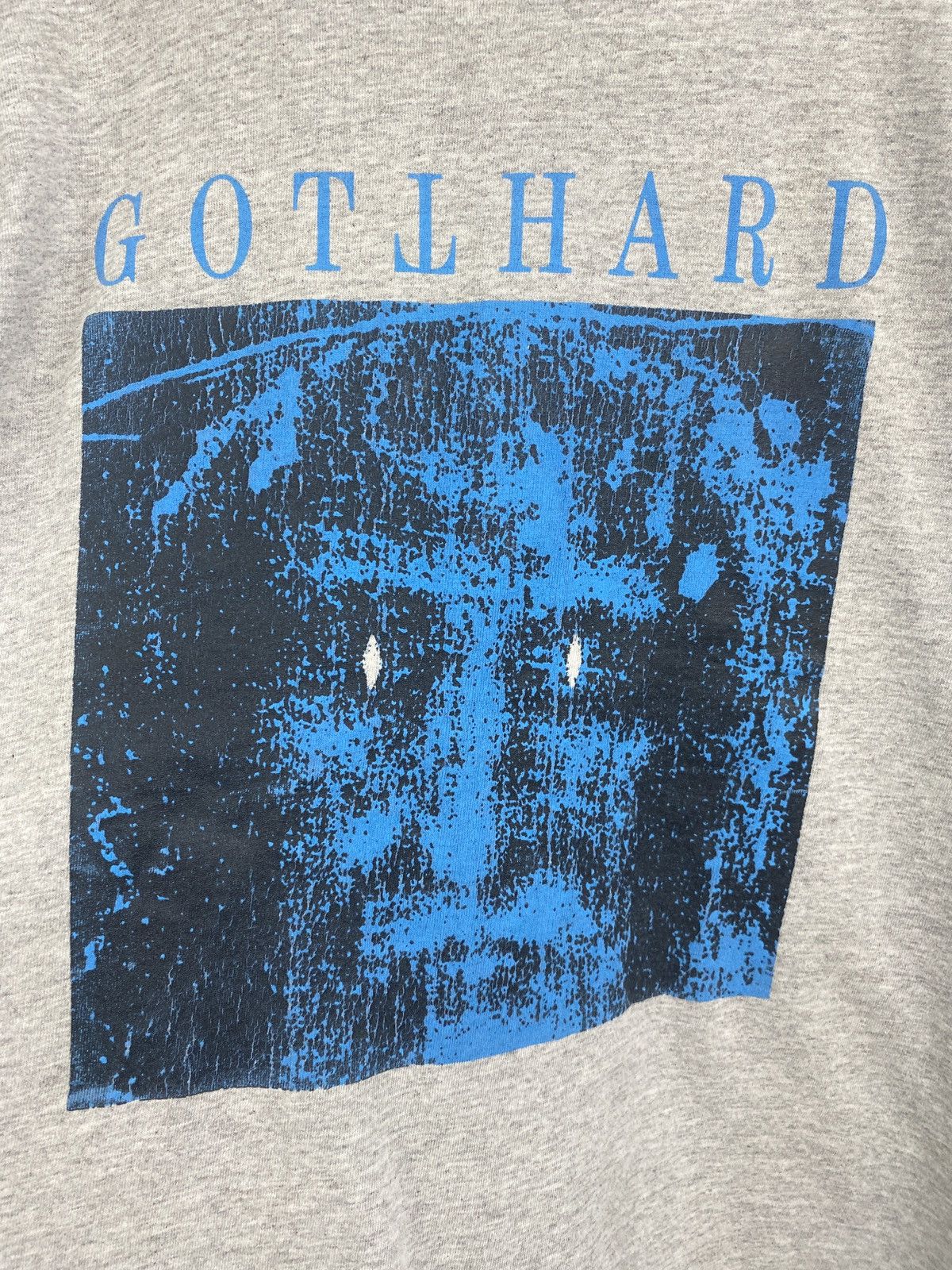 Fruit Of The Loom Vintage 1992 GOTTHARD The New Rock Mussif t-shirt Size US L / EU 52-54 / 3 - 4 Thumbnail